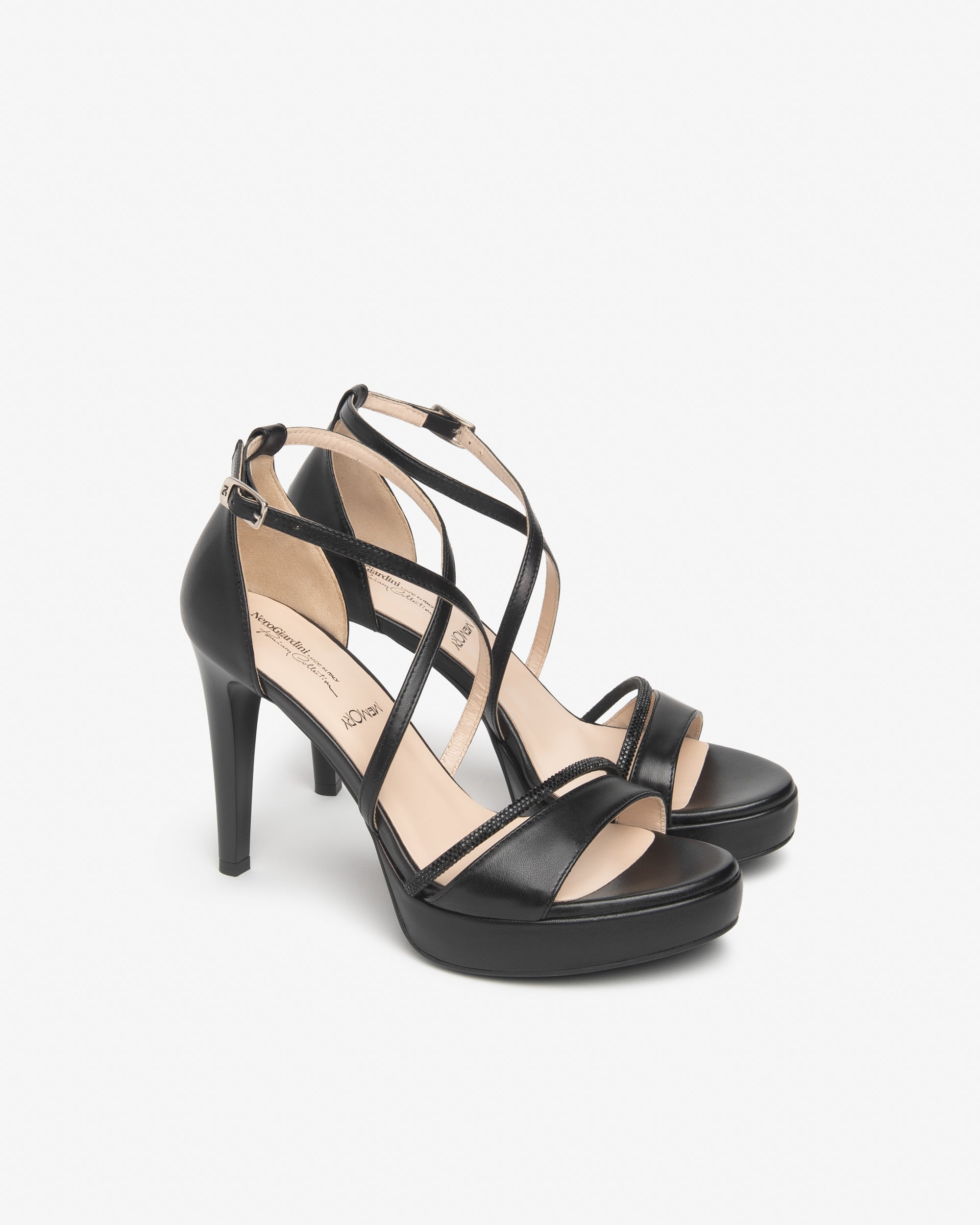 NeroGiardini Sandales Femme Cuir Premium Cérémonie 35-41