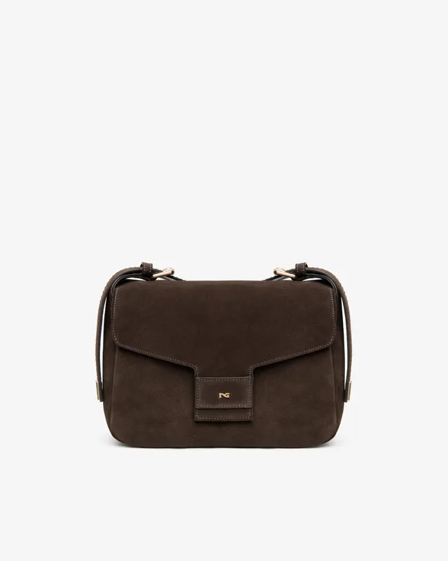 NeroGiardini Sacs sac épaule femme daim doré