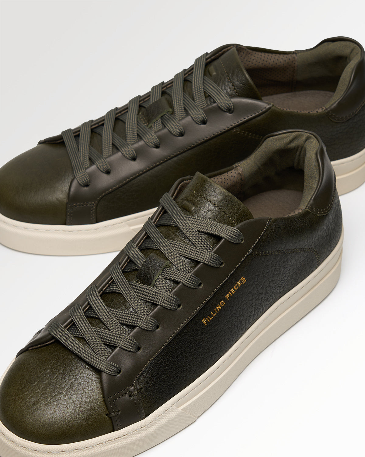 Filling Pieces Tiebreak sneakers cuir vert foncé