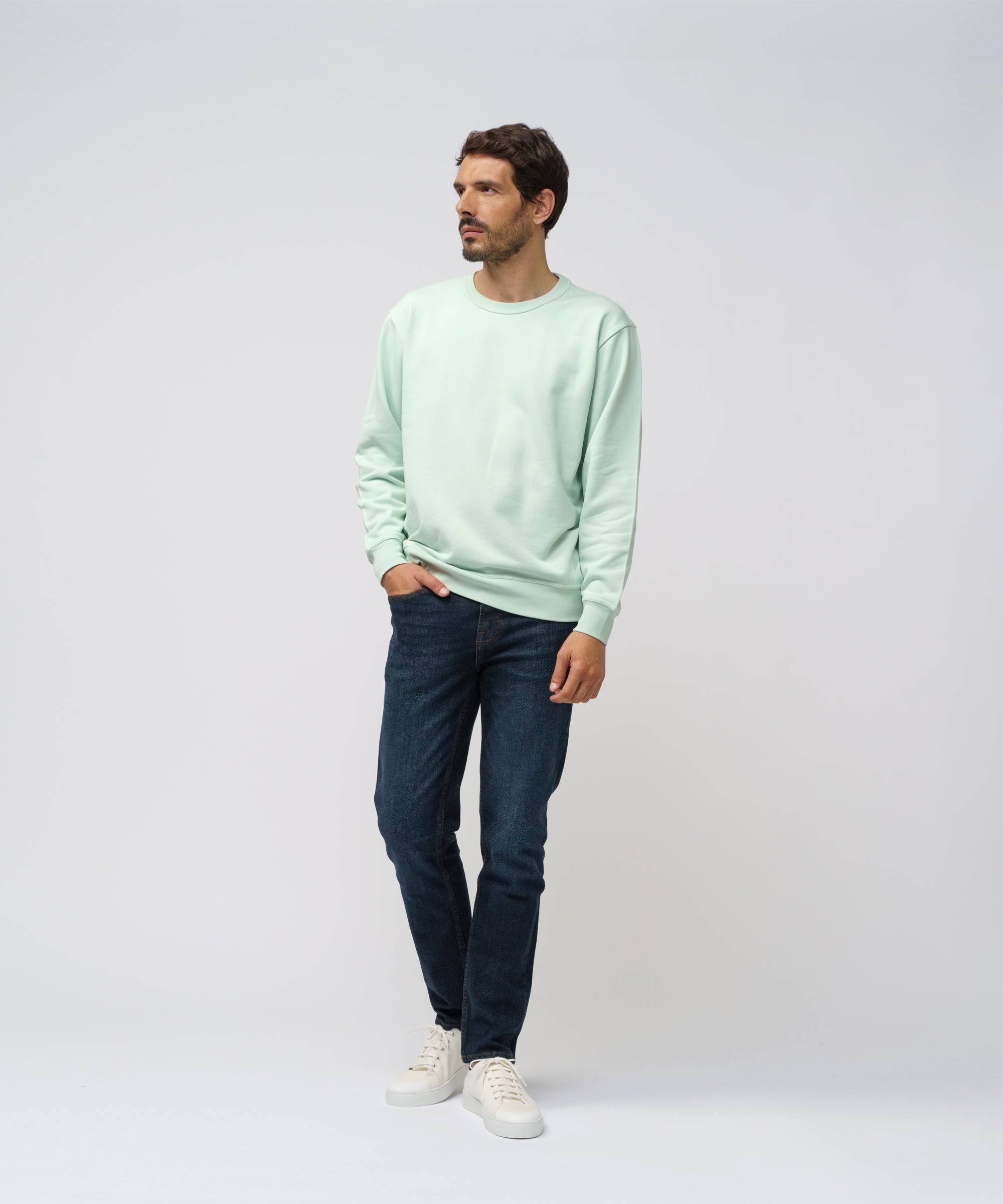 JAK Sweatshirt 01 sweatshirt Aqua coton bio 360 g