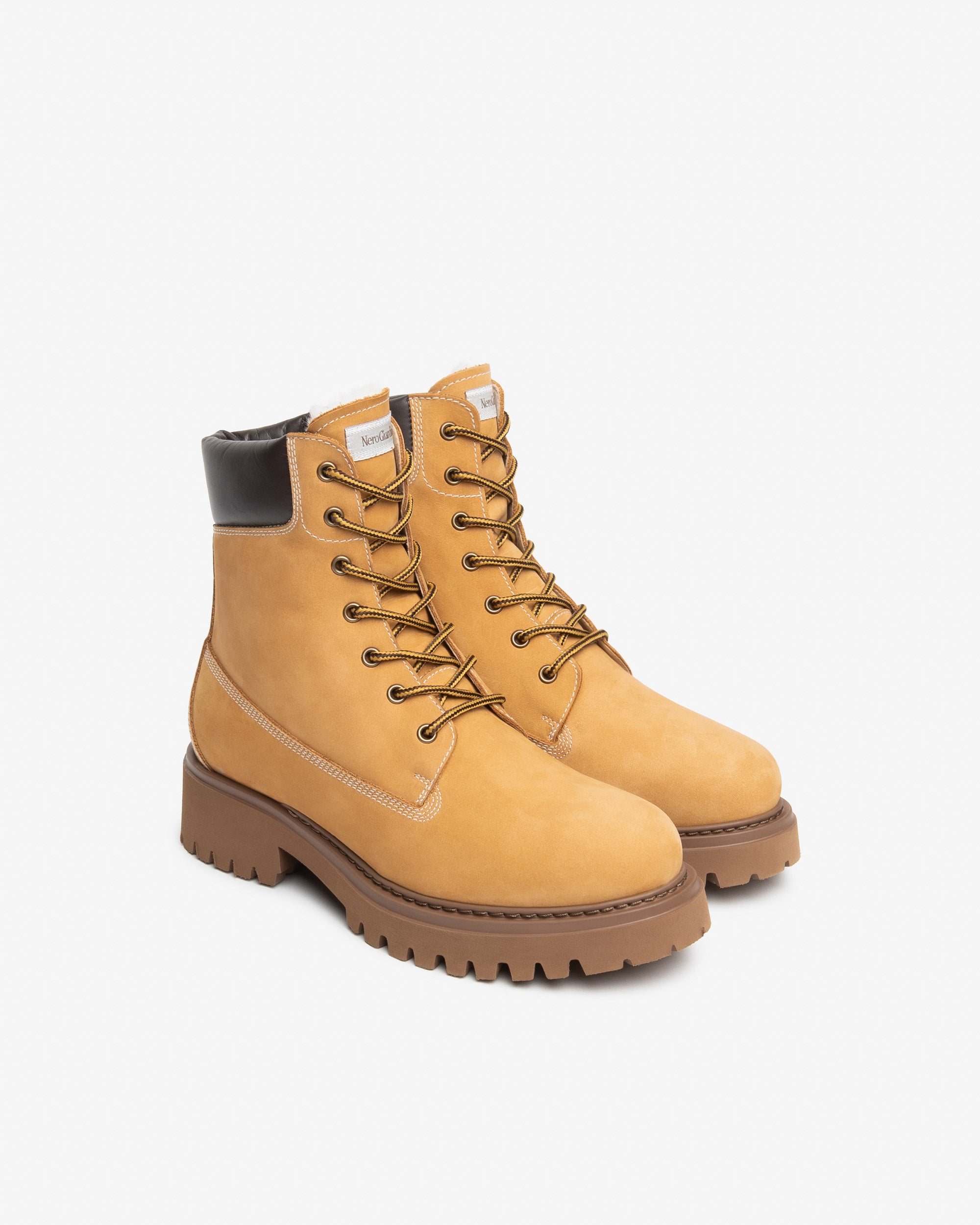 NeroGiardini Bottines Femme Nubuck Mouton Talon 45mm