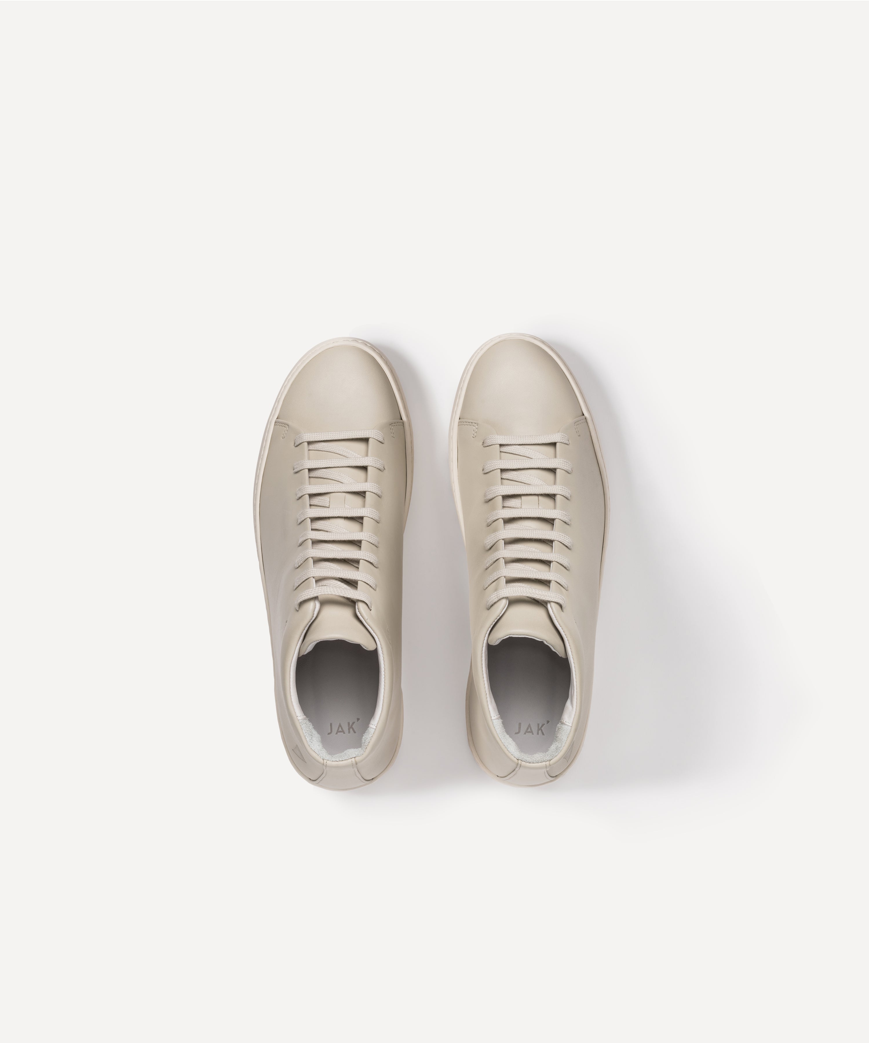 JAK Royal Hi Sneakers Montantes Cuir Dust Beige