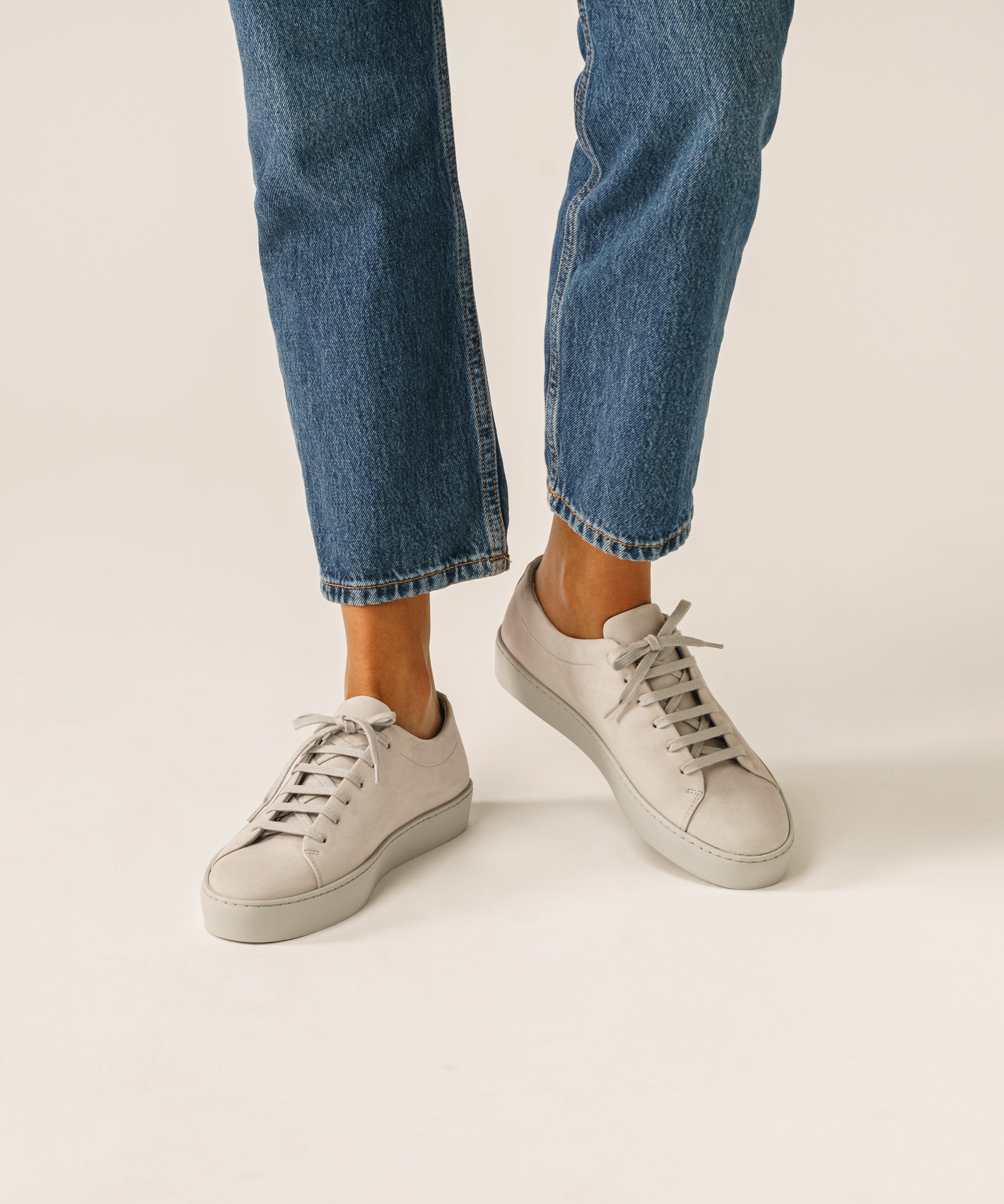 JAK Royal Nubuck Light Grey sneakers gris