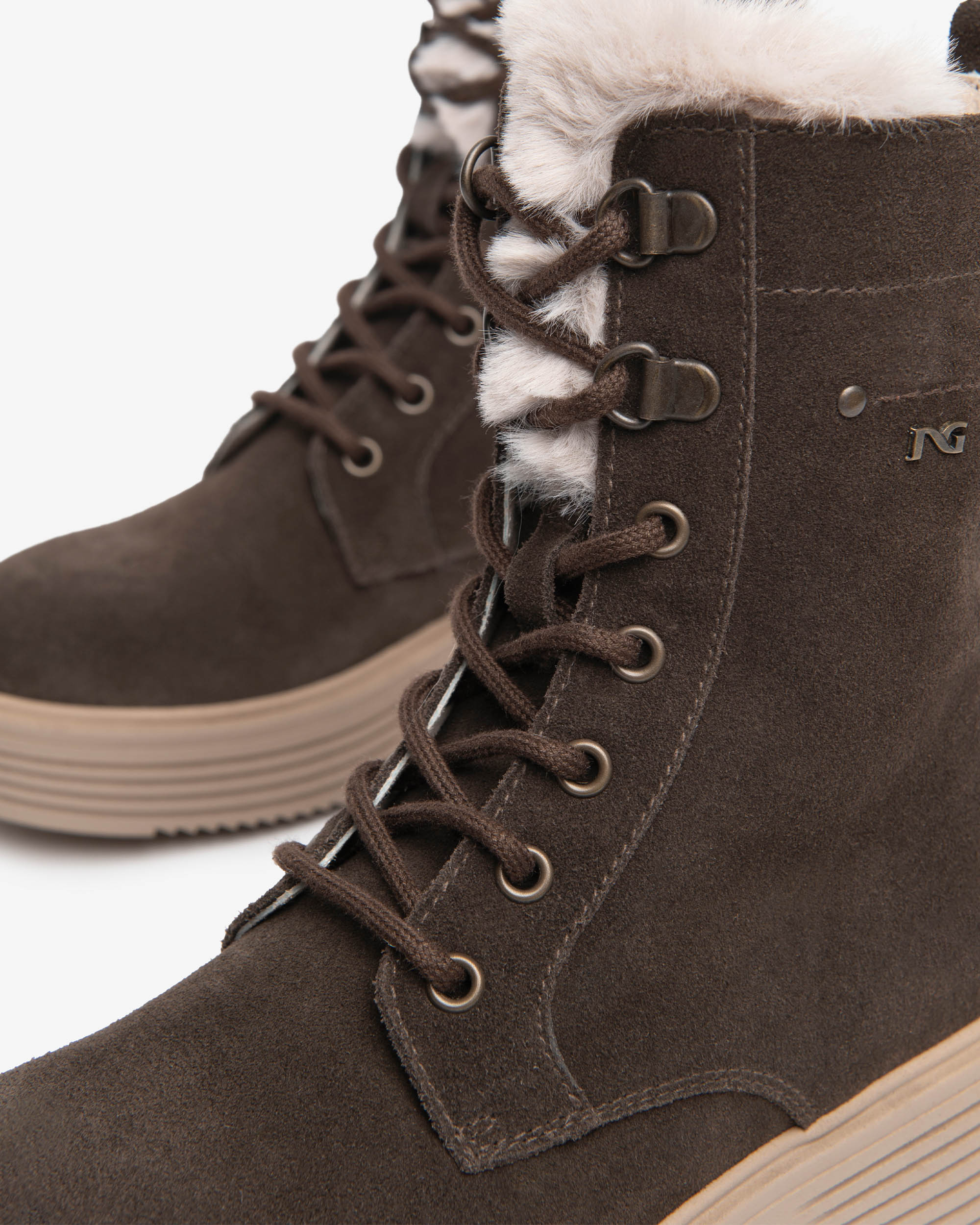 NeroGiardini Bottines Motardes Fille Daim Zip 31-39