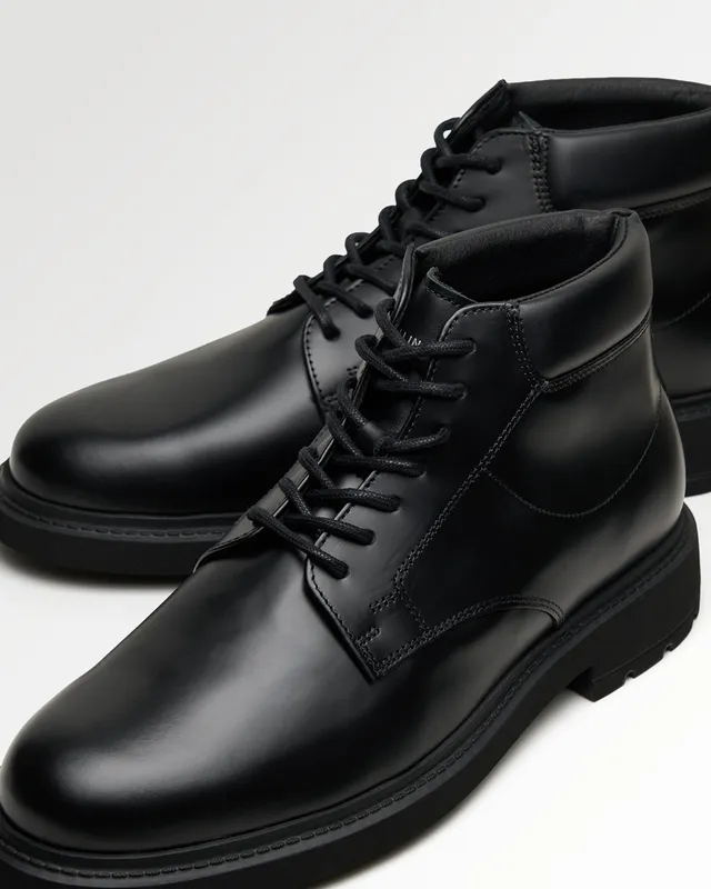 Filling Pieces Derby Boot Boots cuir italien noir homme