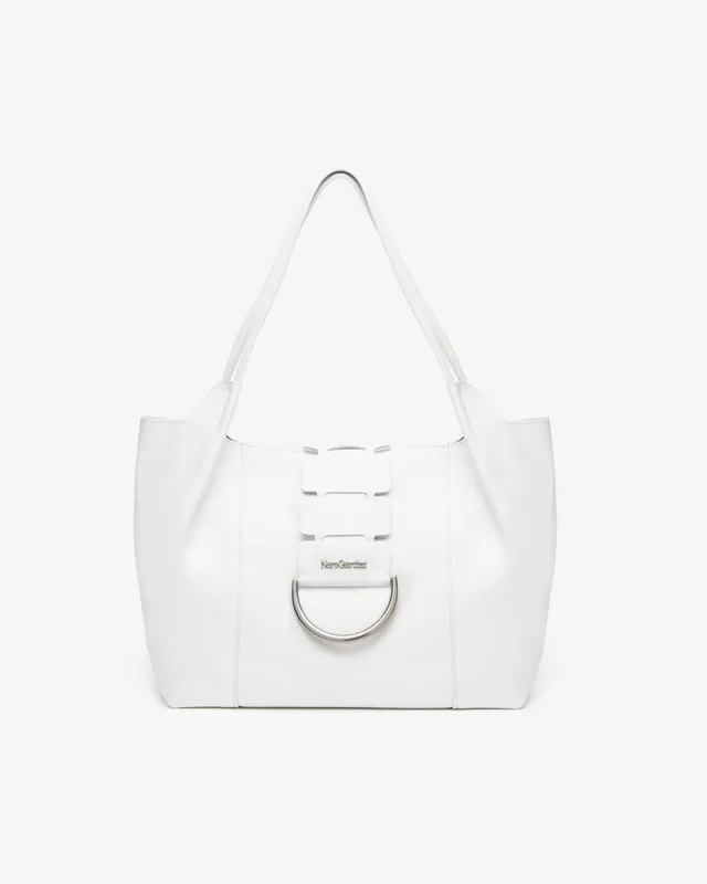 NeroGiardini Sac Épaule Femme Cuir Ville Élégant