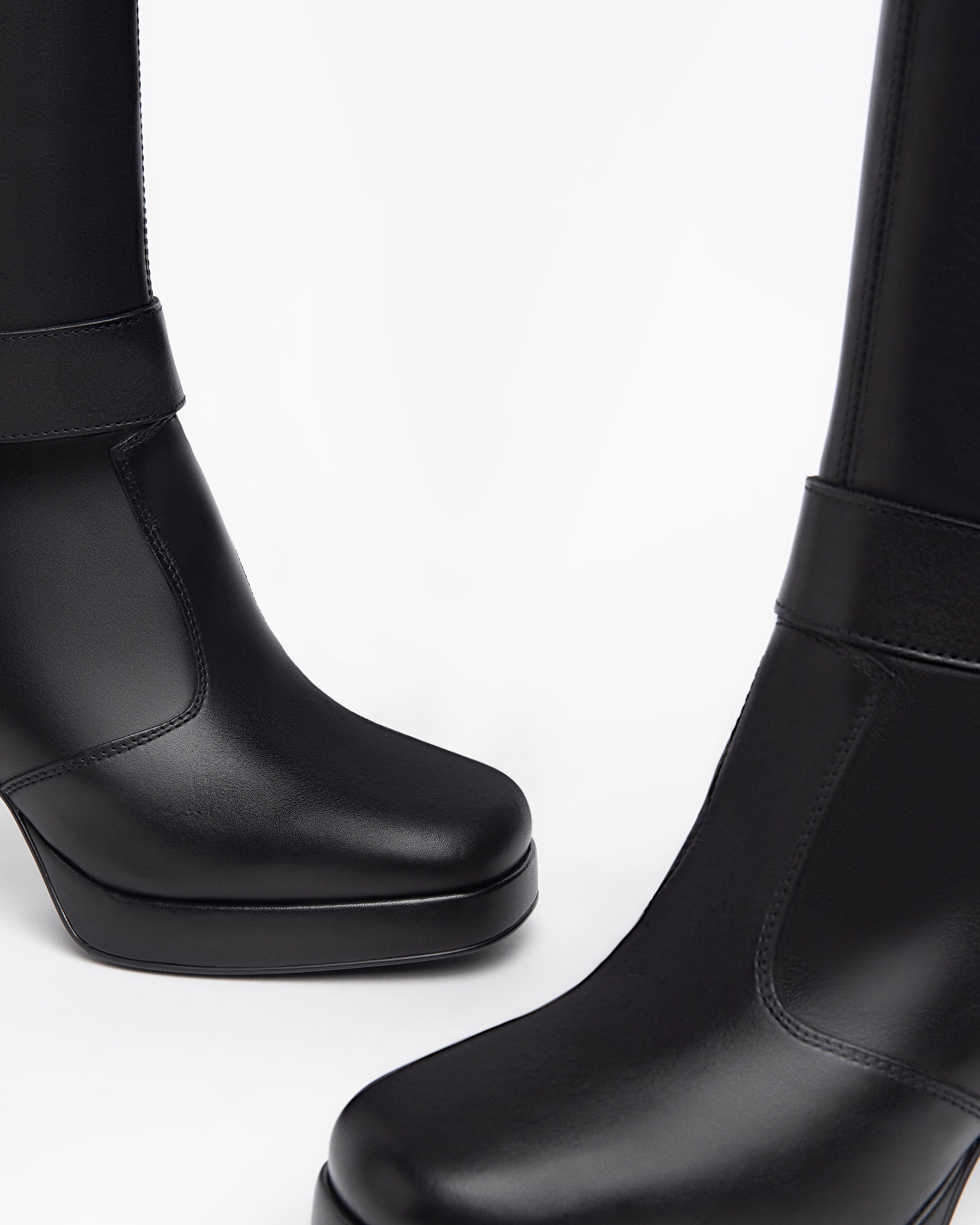 Nerogiardini Bottes Femme Cuir Velours Confort