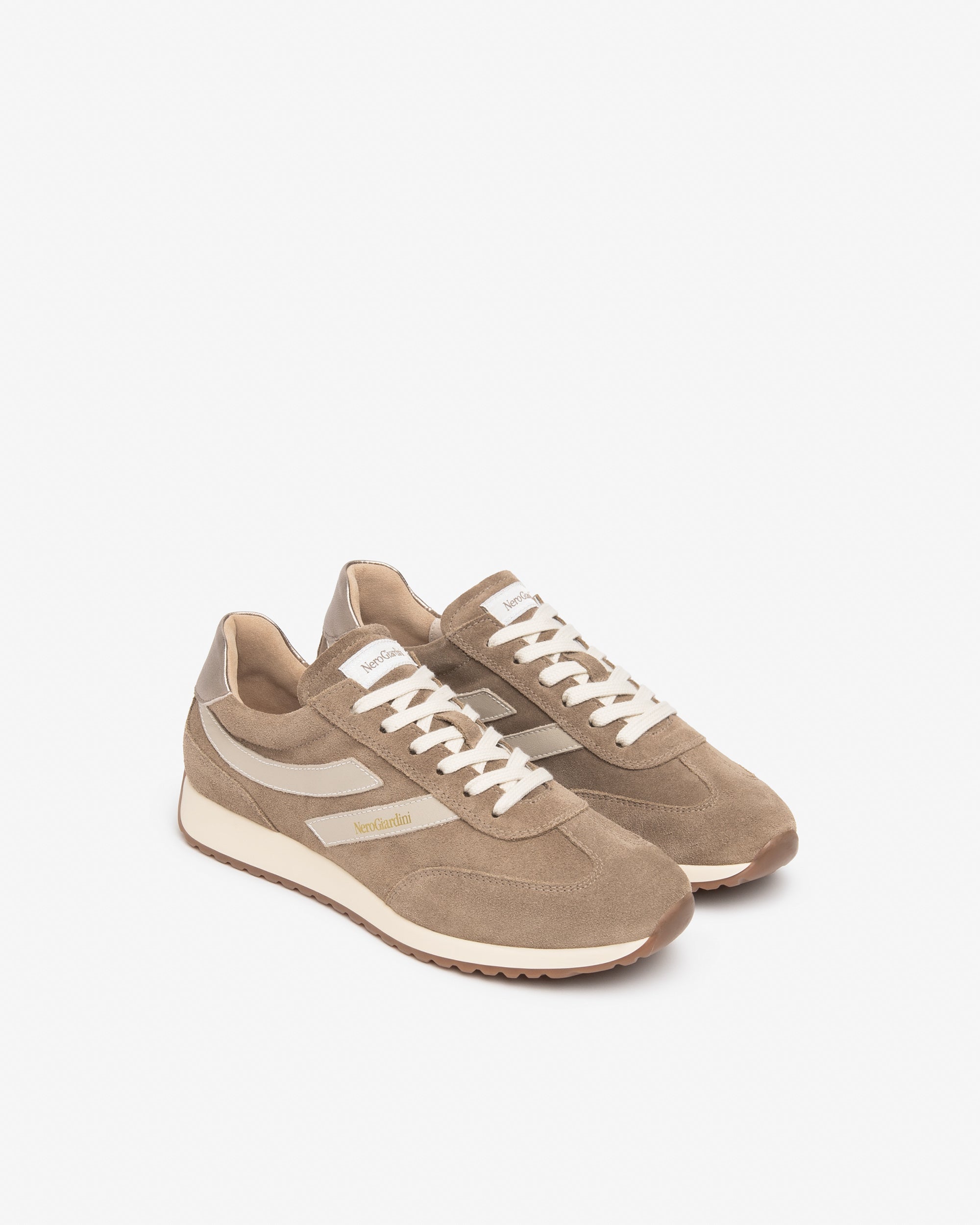 NeroGiardini Sneakers Femme Cuir Velours Laçage 35-41