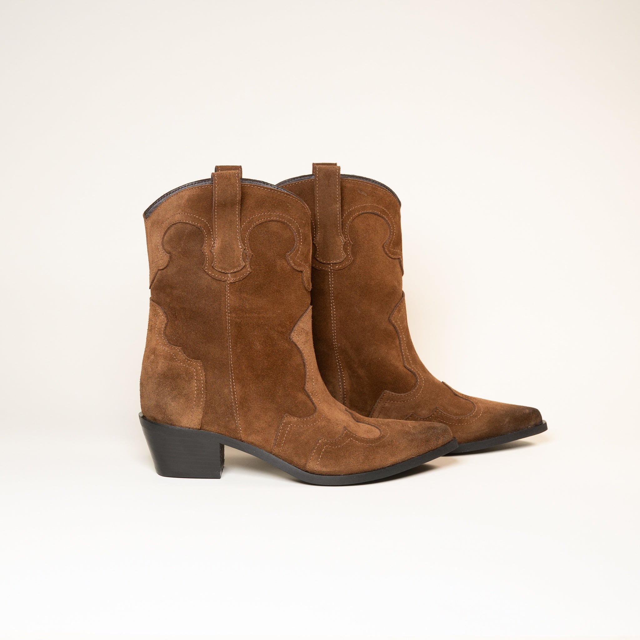 SMR Bottines E1467E1 Crosta Tabacco cuir tabac