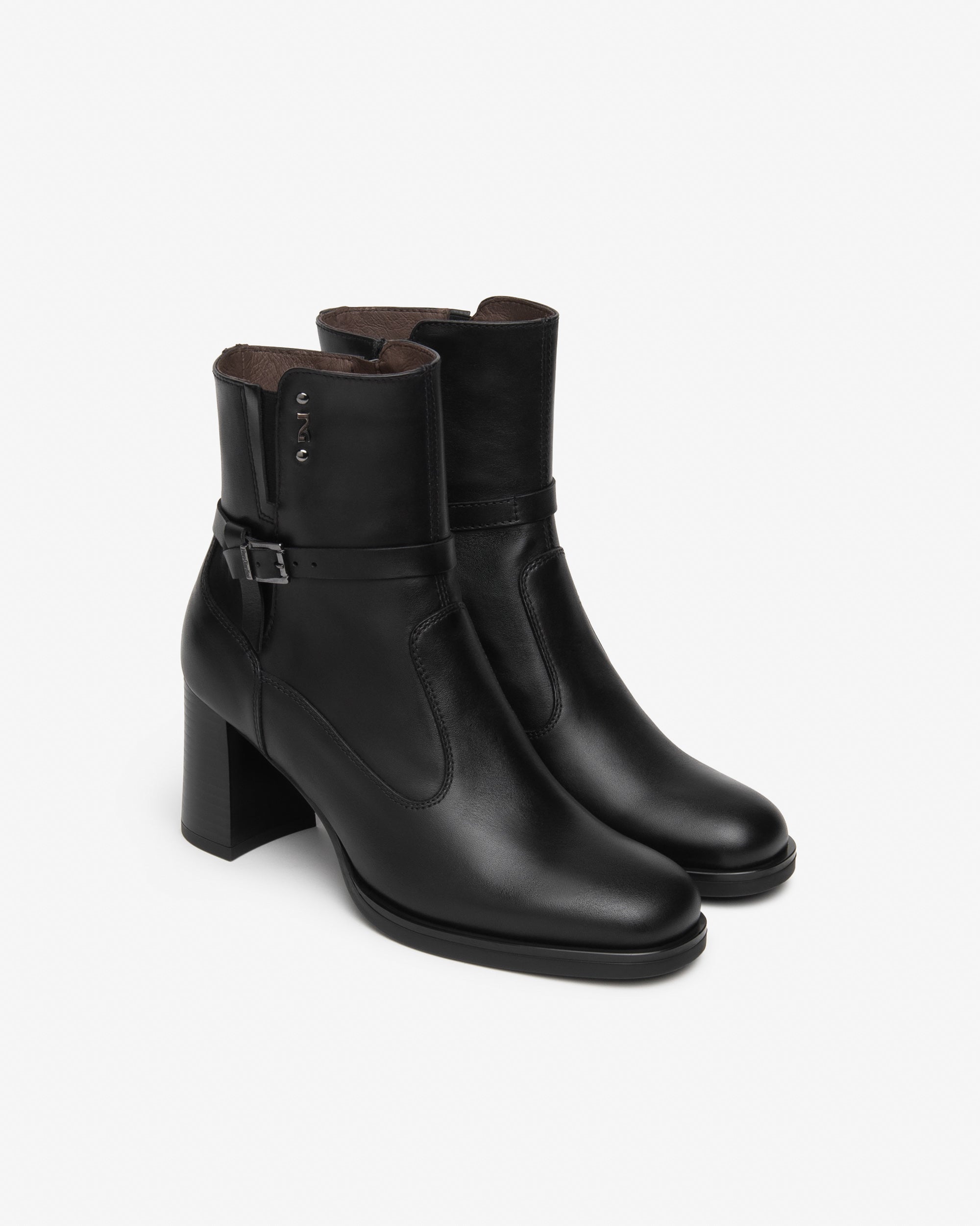 NeroGiardini Bottines Femme Cuir Daim Talon 75 mm