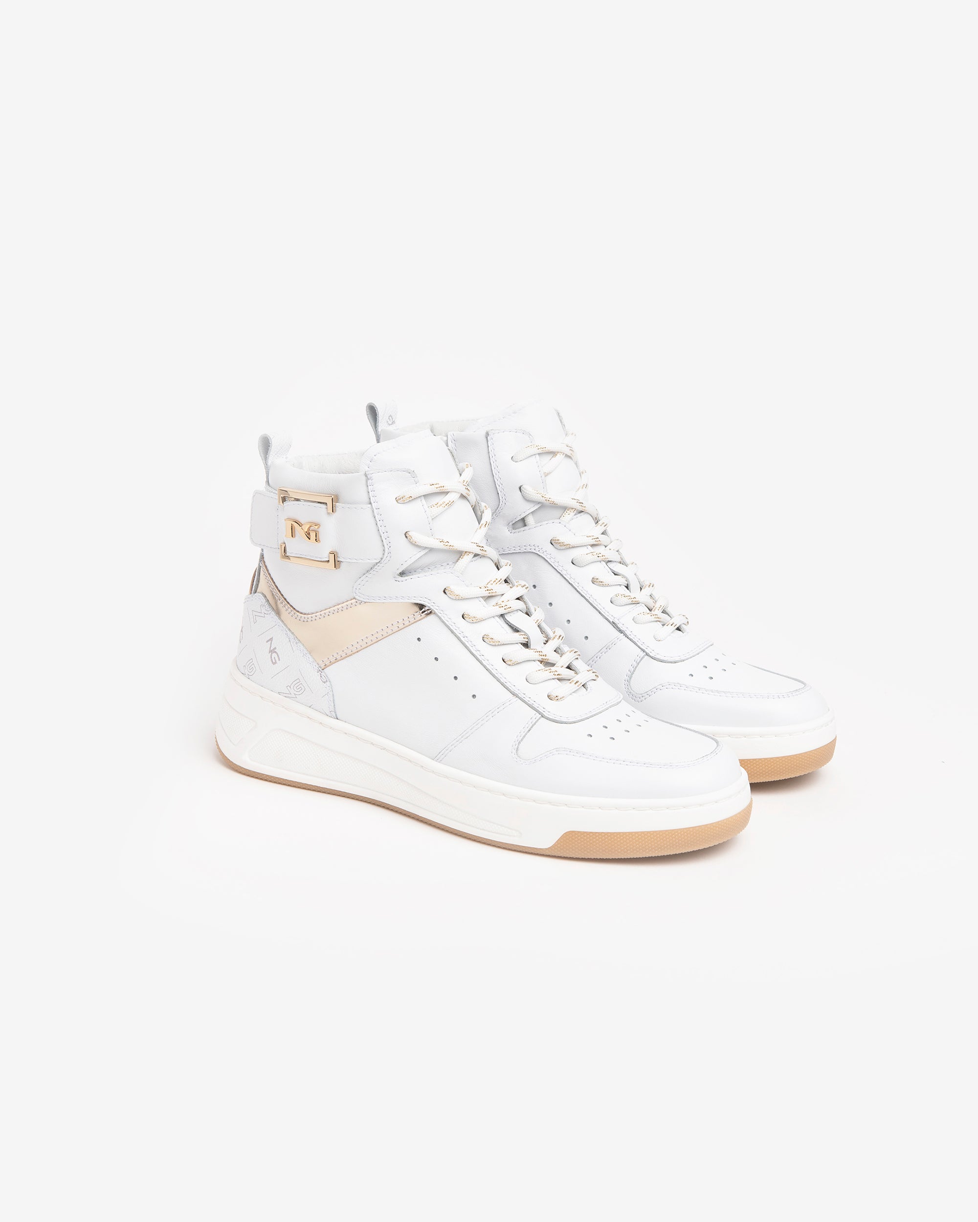 NeroGiardini Sneakers Cuir Femme Montantes Glam