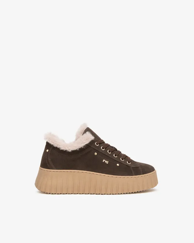 Nerogiardini Sneakers Femme Daim Plateforme 50 mm
