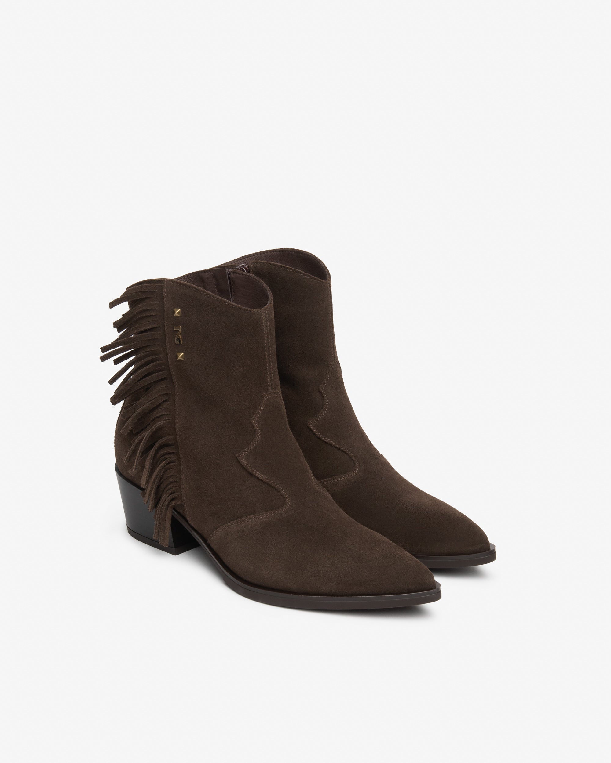NeroGiardini Bottines Femme Daim Western 38