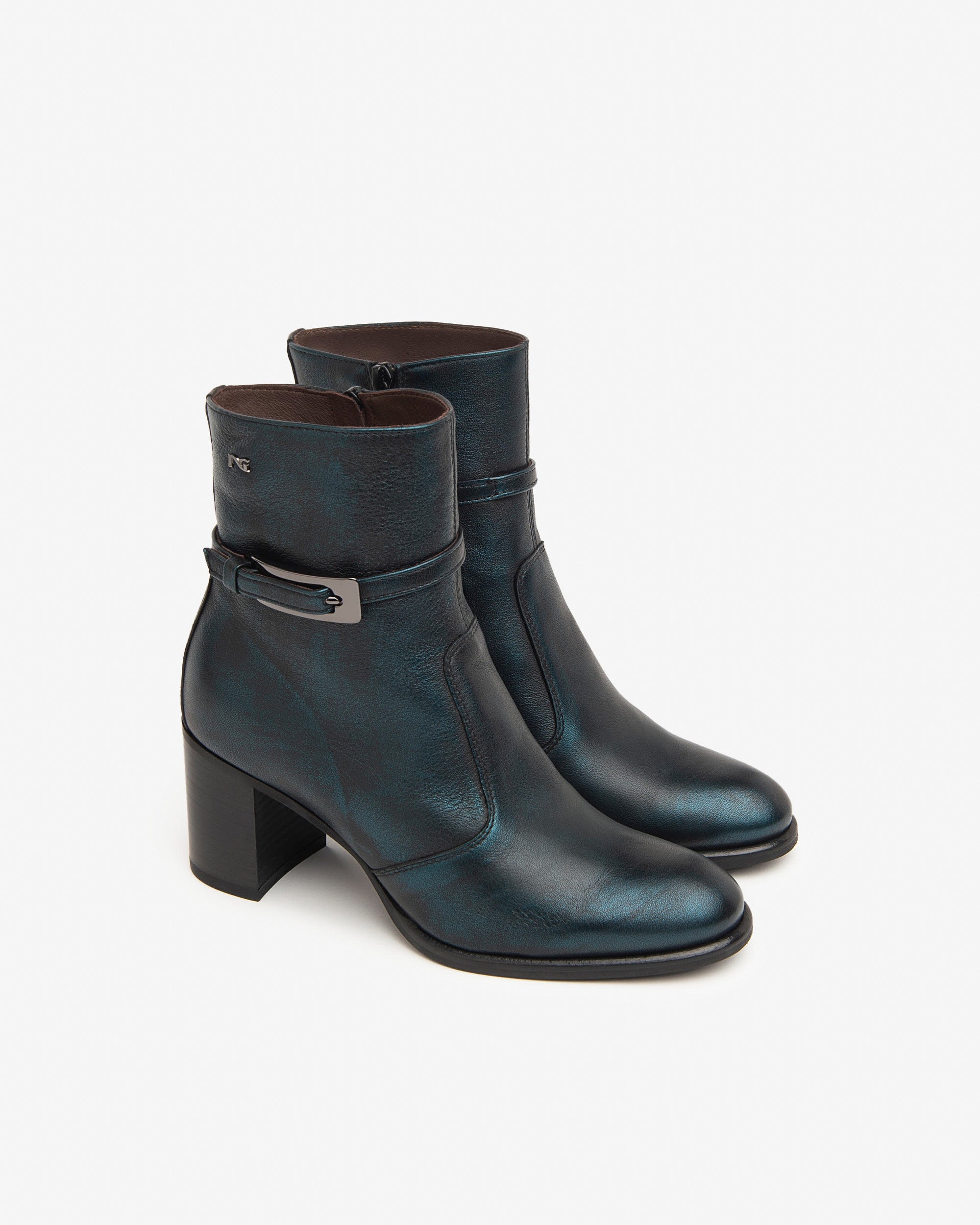 NeroGiardini Bottines boots femme cuir Made in Italy