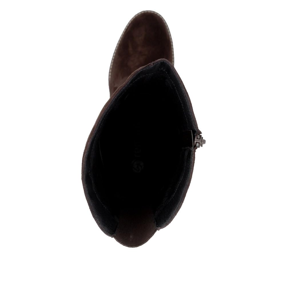 Remonte D2A78 bottes montantes marron 39 EU cuir velours