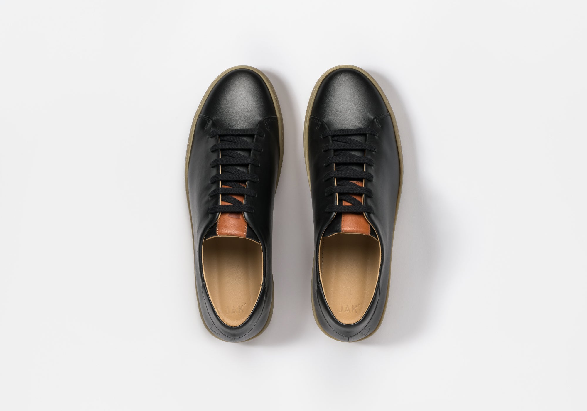 JAK Legacy Black sneaker basse cuir noir personnalisable