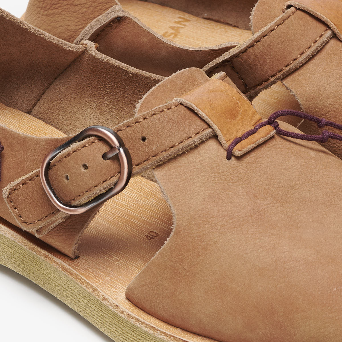 Satorisan Benirras Premium sandale cuir Cognac
