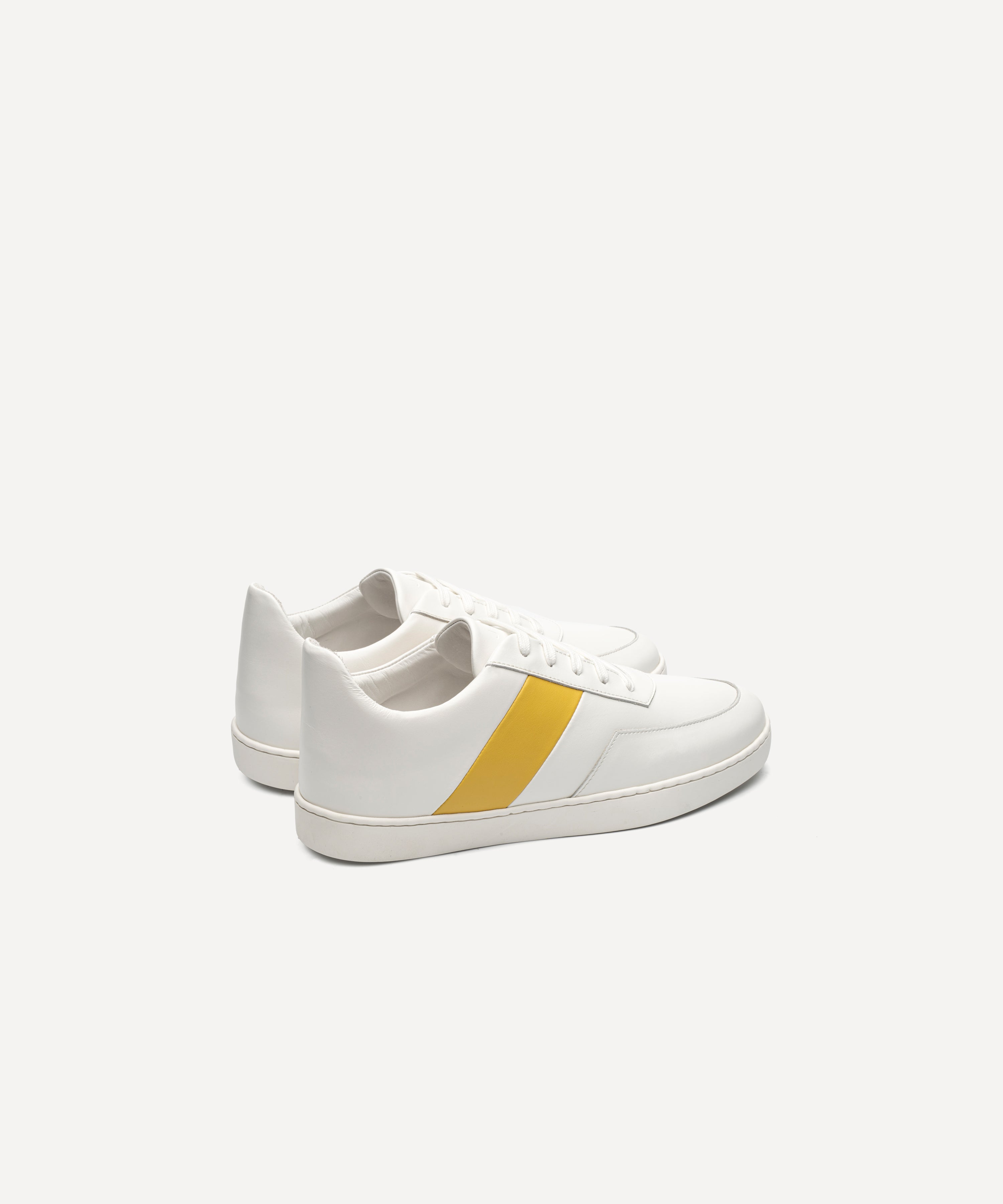 JAK Atlas Low II White Yellow sneakers cuir