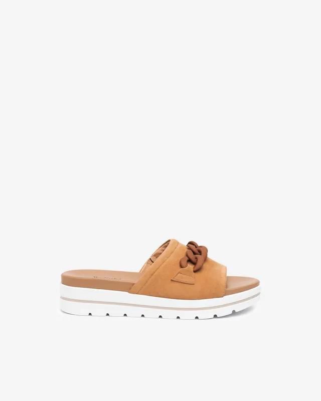 NeroGiardini Mules mules femme cuir nubuck chaîne