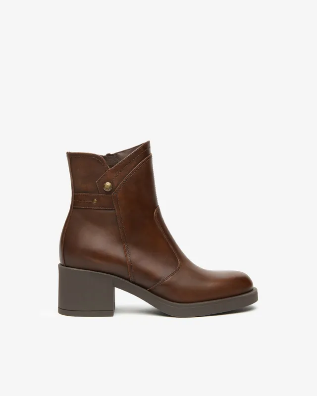 NeroGiardini Bottines Femme Cuir Made in Italy Hiver