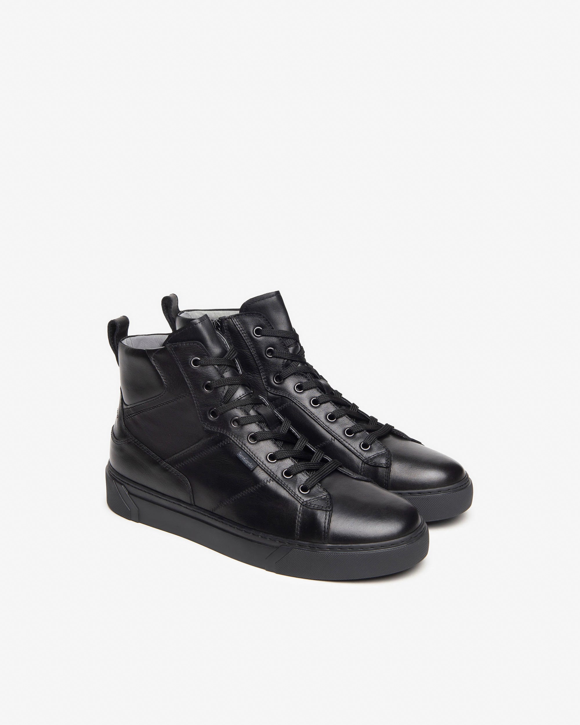 NeroGiardini Sneakers Montantes Homme Cuir Hiver Confort