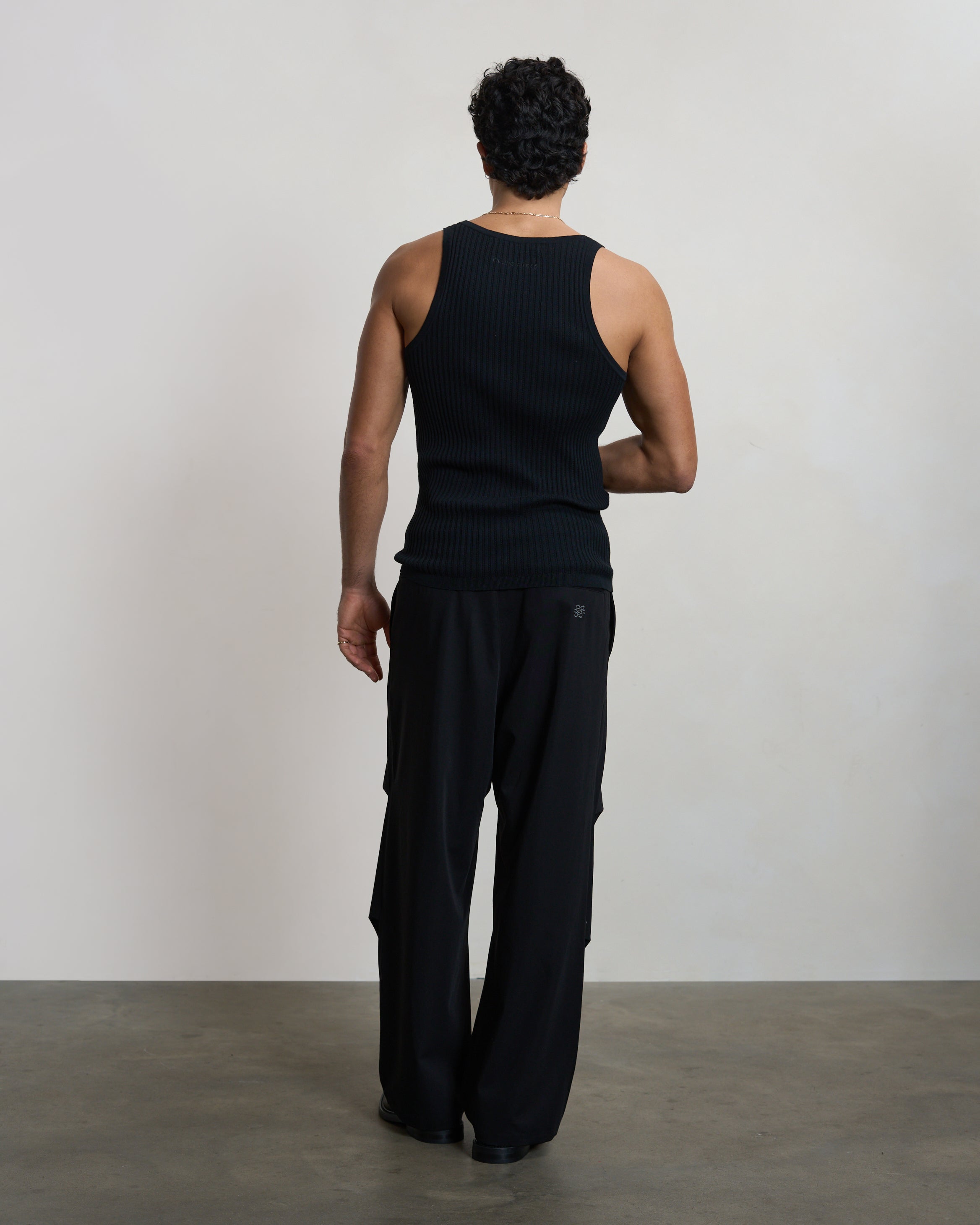 Filling Pieces Drapy Pants pantalon noir viscose