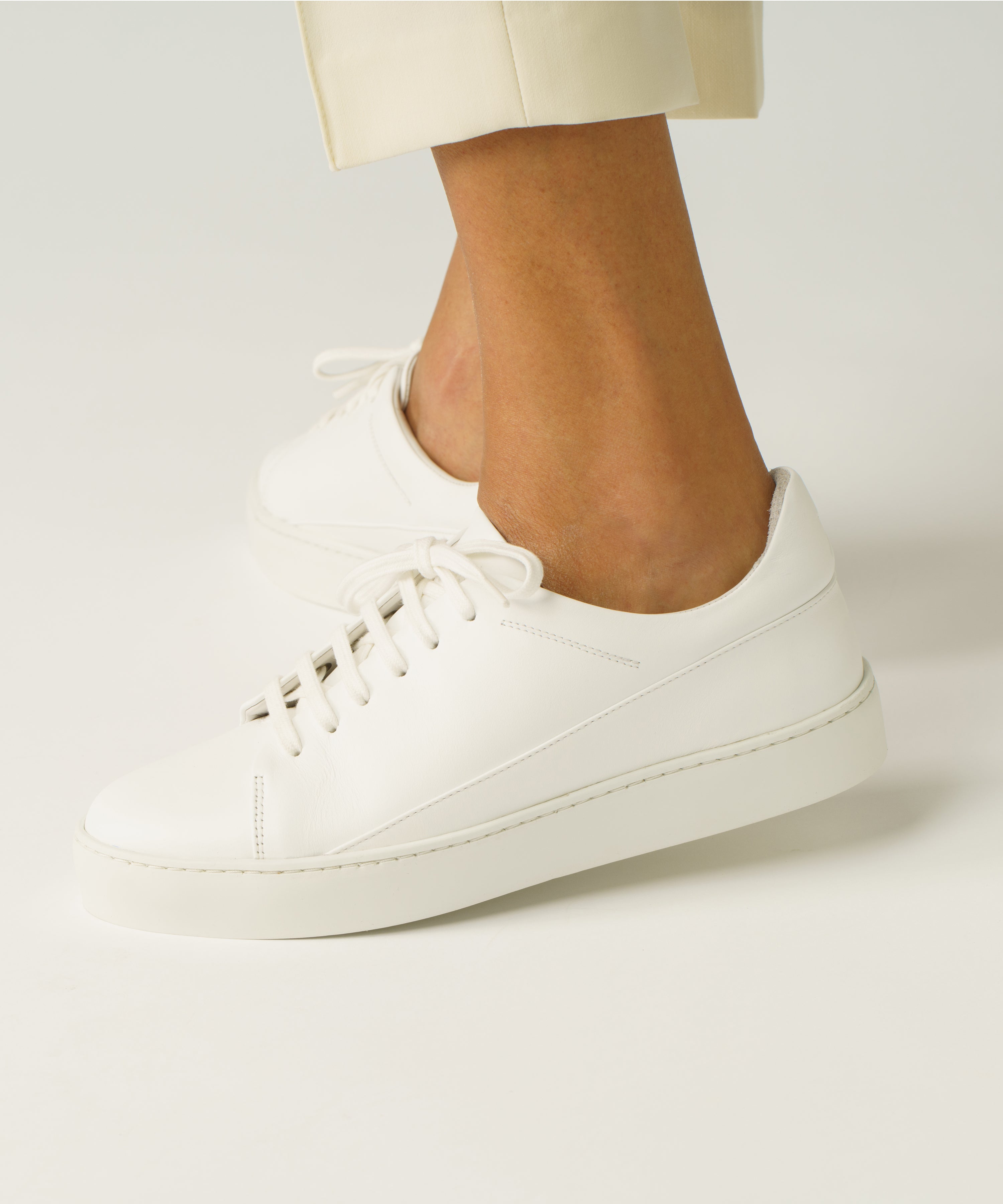 JAK Mercury II Sneakers White Cuir Blanc