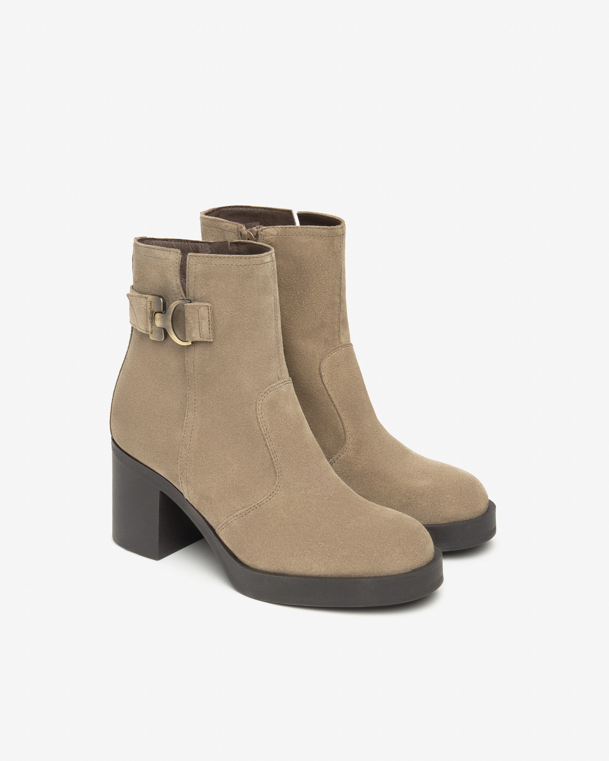 NeroGiardini Bottines bottines femme cuir velours 38