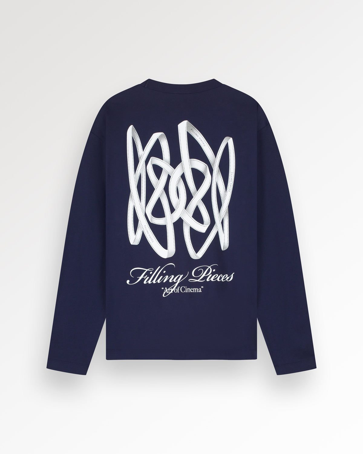 Filling Pieces Film Strip T-shirt manches longues bleu coton bio