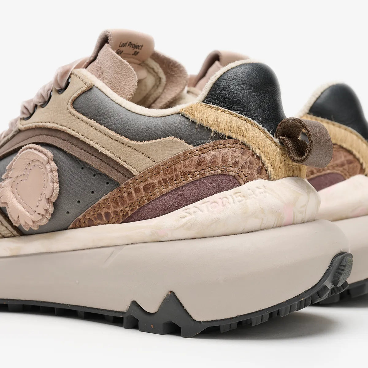 Satorisan Chacrona Metta EVO baskets gris cuir femme