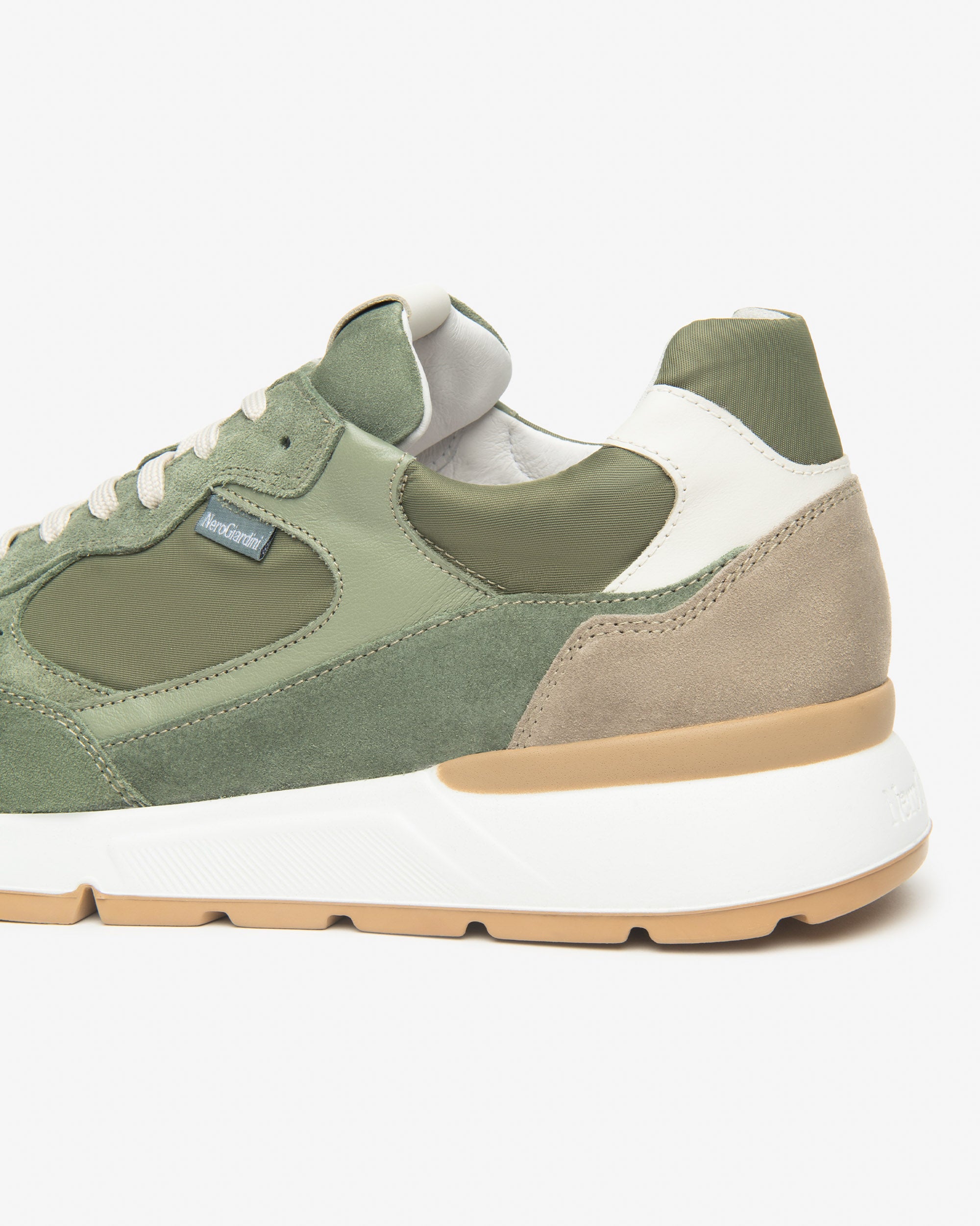 NeroGiardini Sneakers Homme Sneakers Cuir Toile Memory