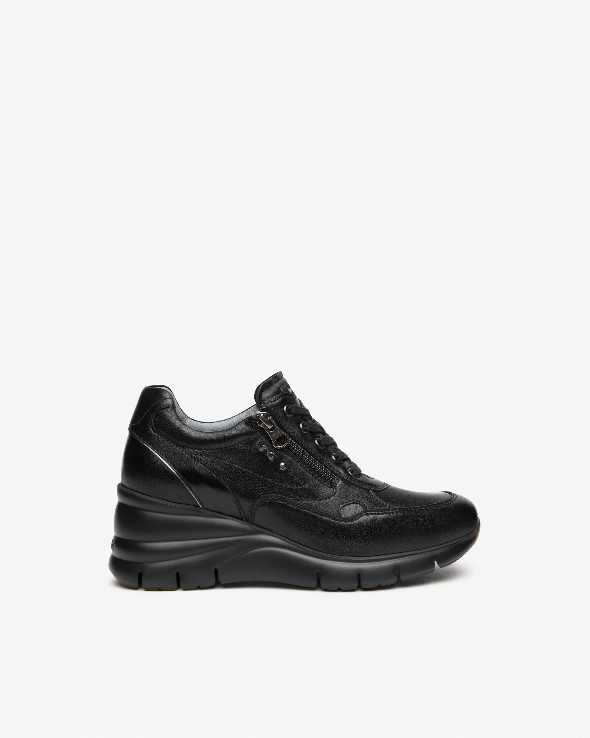 NeroGiardini Sneakers Femme Cuir Compensées 60 mm