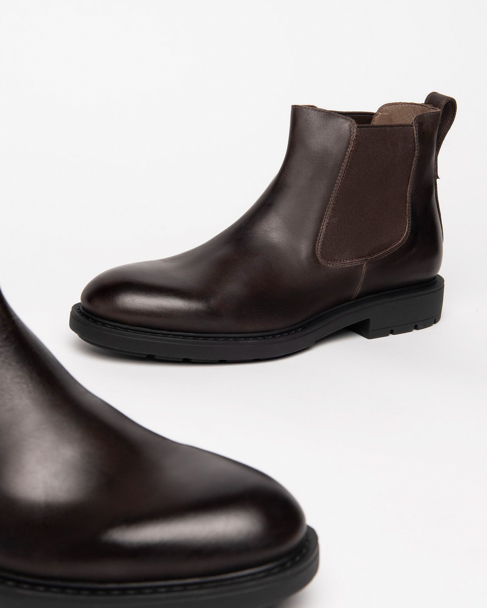 NeroGiardini Bottines Chelsea Homme Cuir Élastiques