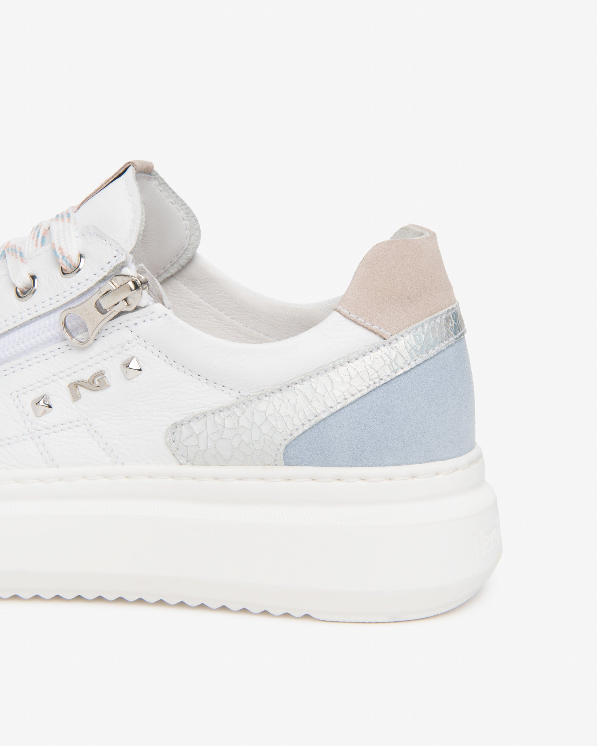 NeroGiardini Sneakers Femme Cuir Velours Confort