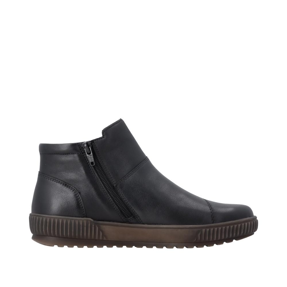 Remonte D0783 bottines femme 39 EU noir cuir TEX