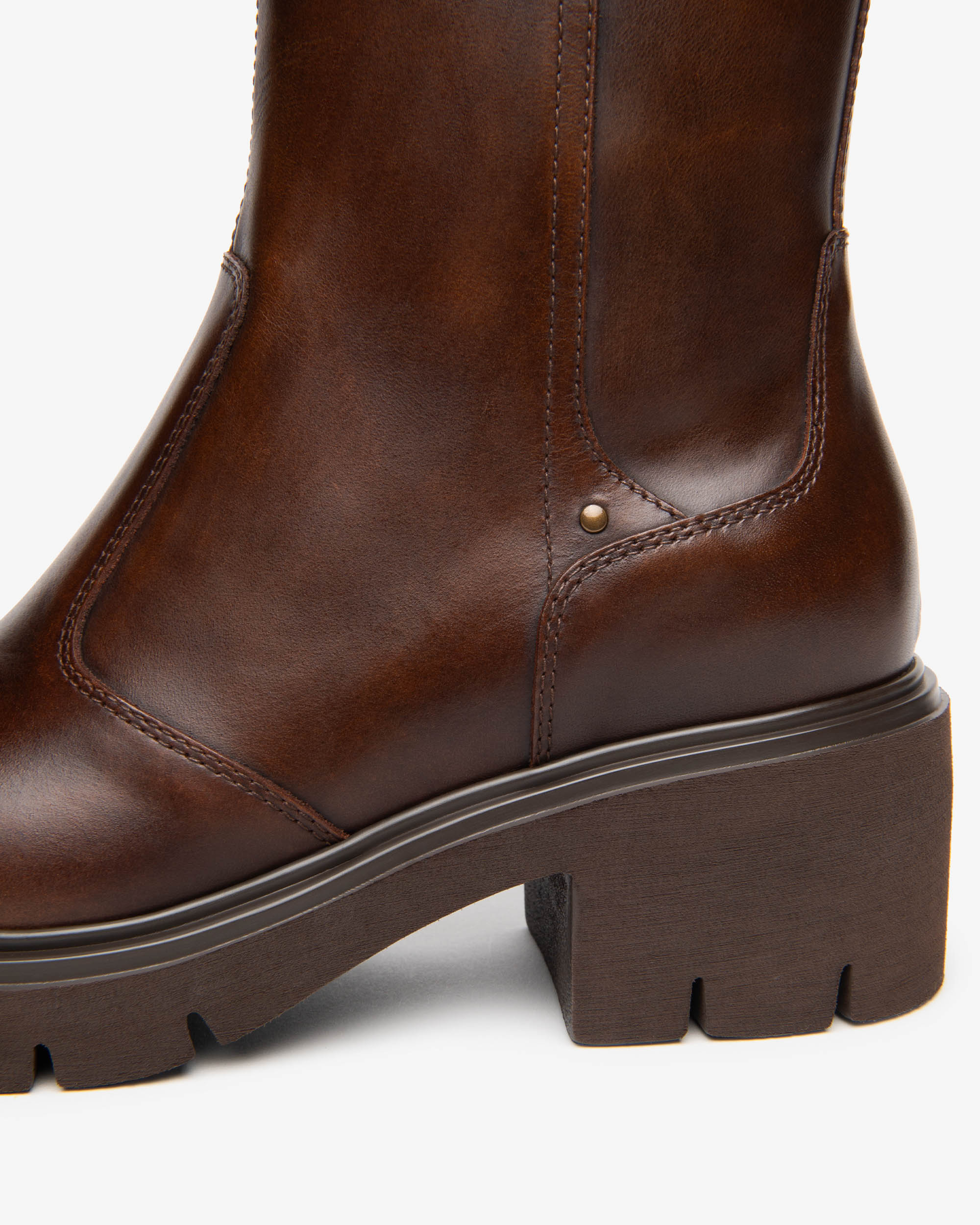NeroGiardini Bottines cuir femme zip talon 60 mm