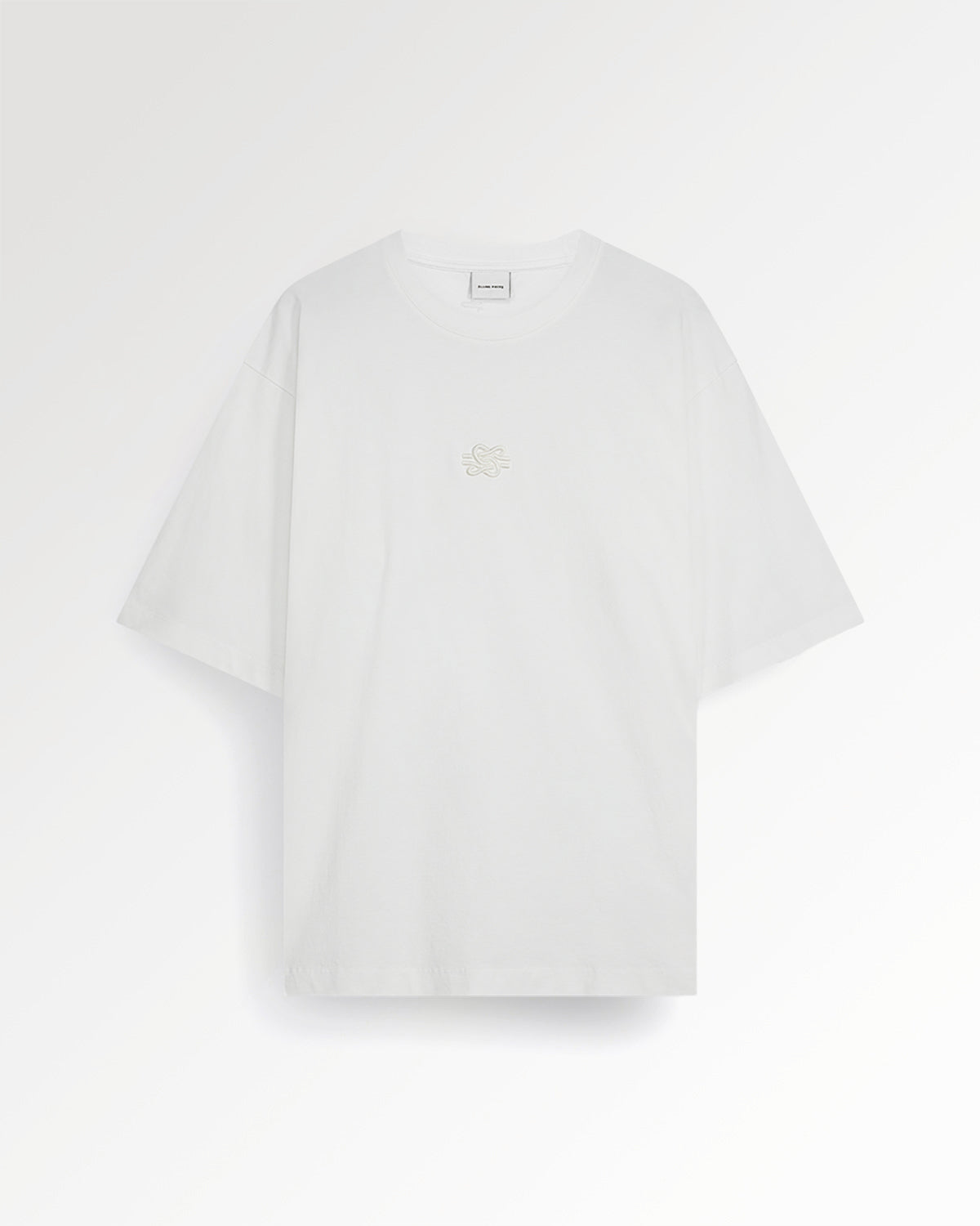 Filling Pieces Boxy Embroidered t-shirt coton blanc