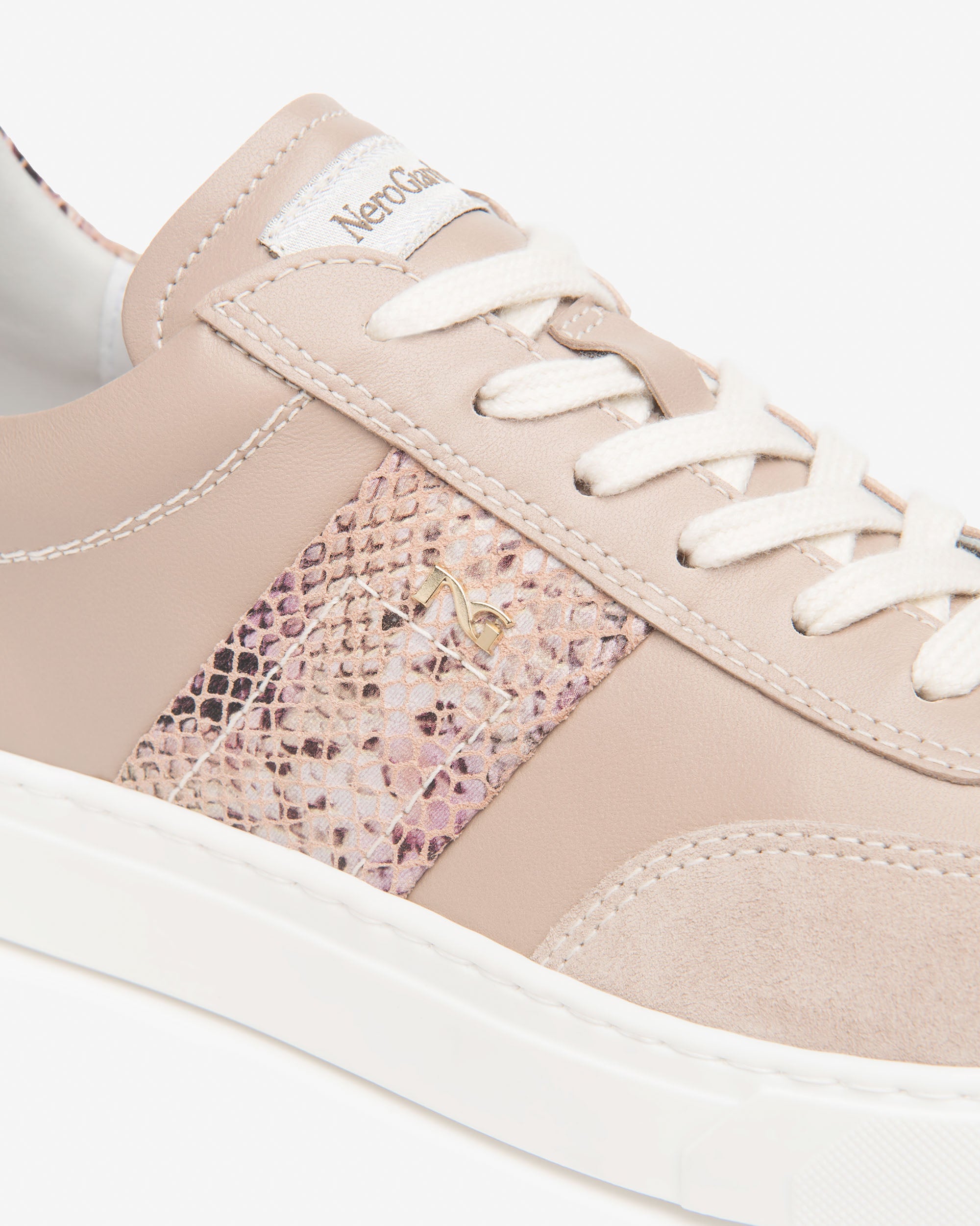 NeroGiardini Sneakers Femme Cuir Velours Été