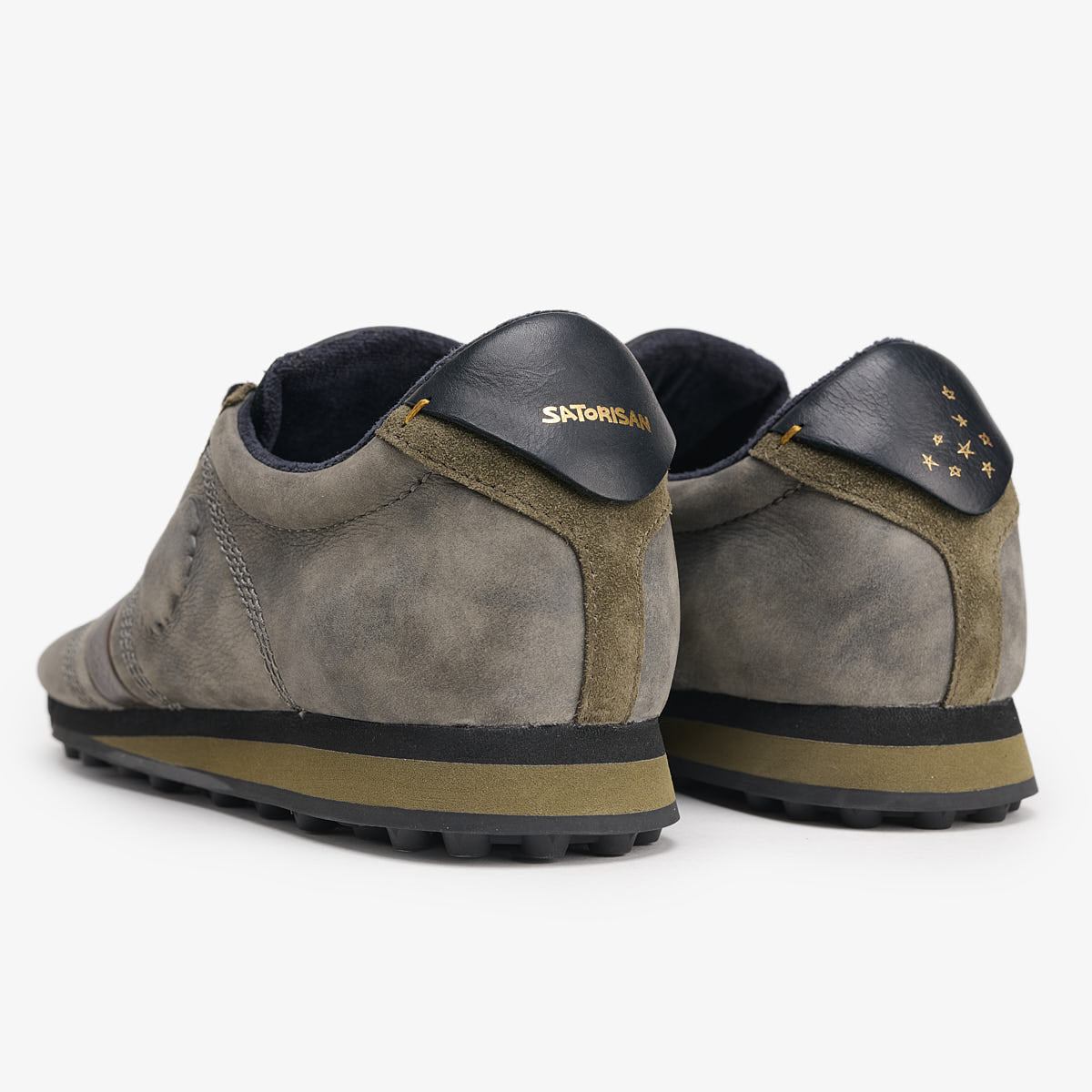 Satorisan Stardust Premium baskets cuir Khakies Black