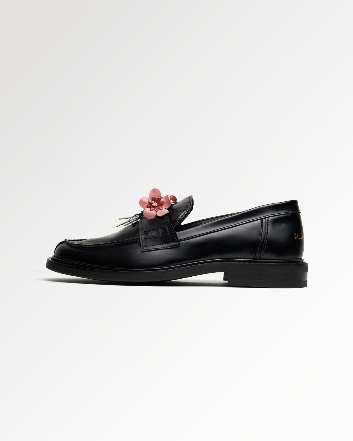 Filling Pieces Loafer Bouquet mocassins noirs cuir nappa
