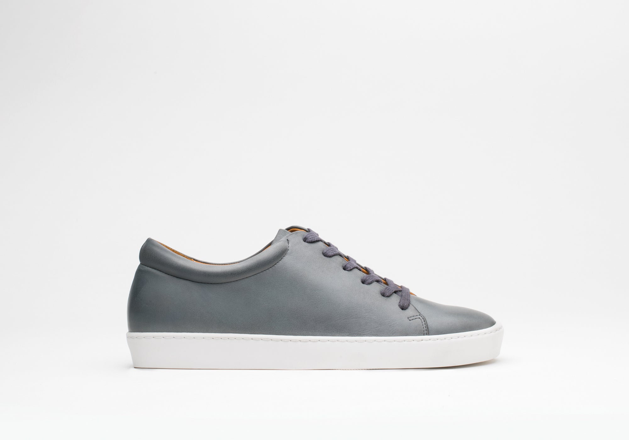 JAK Royal Grey V.L. baskets cuir gris