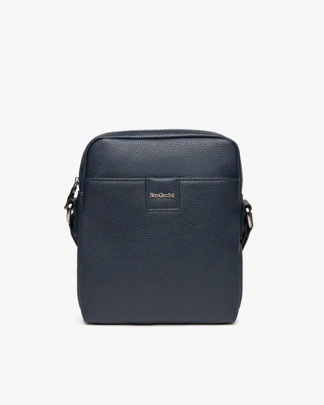 Nerogiardini Sacs Sacoche Homme Cuir Grainé PZ