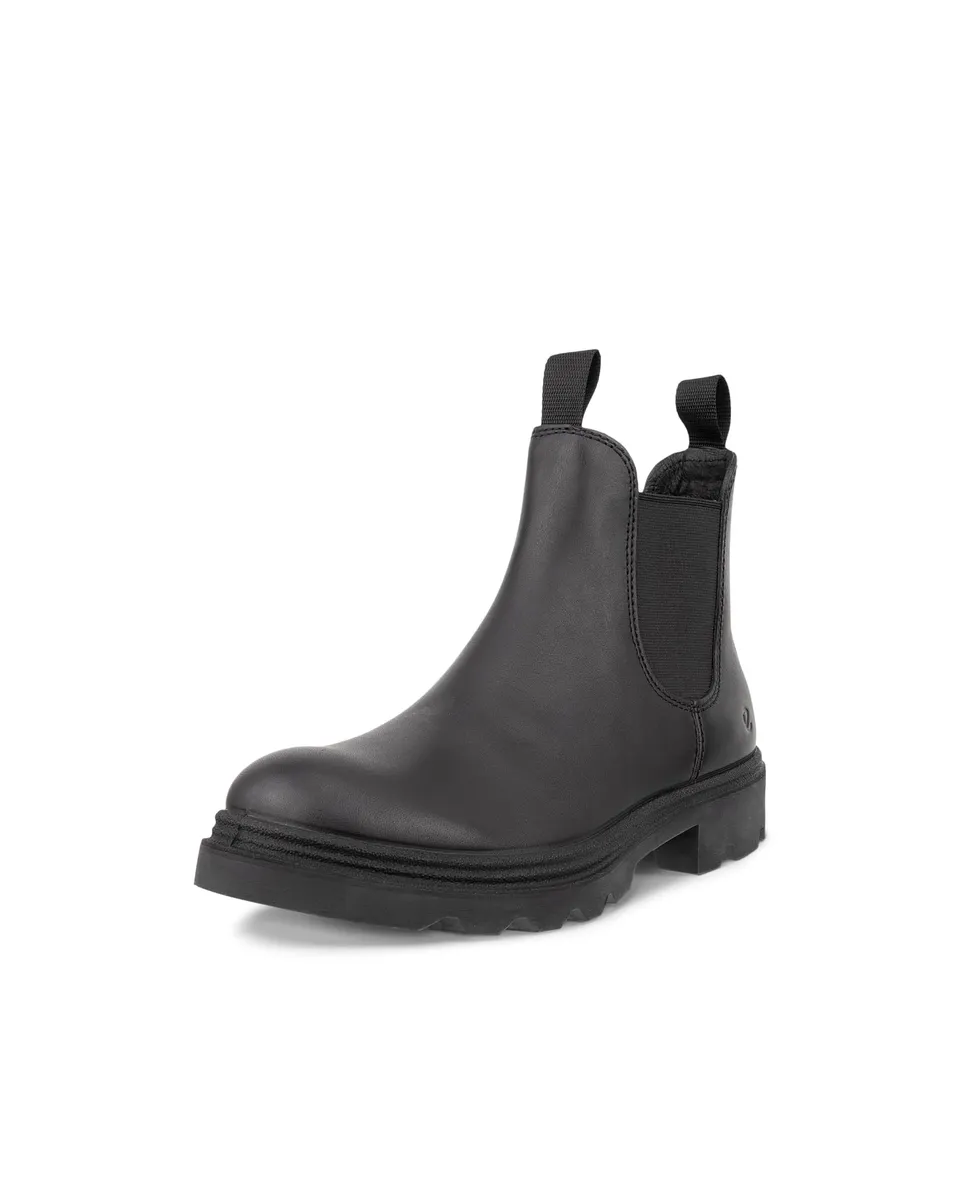 ECCO Grainer Botte Chelsea Femme Cuir Confort Ville