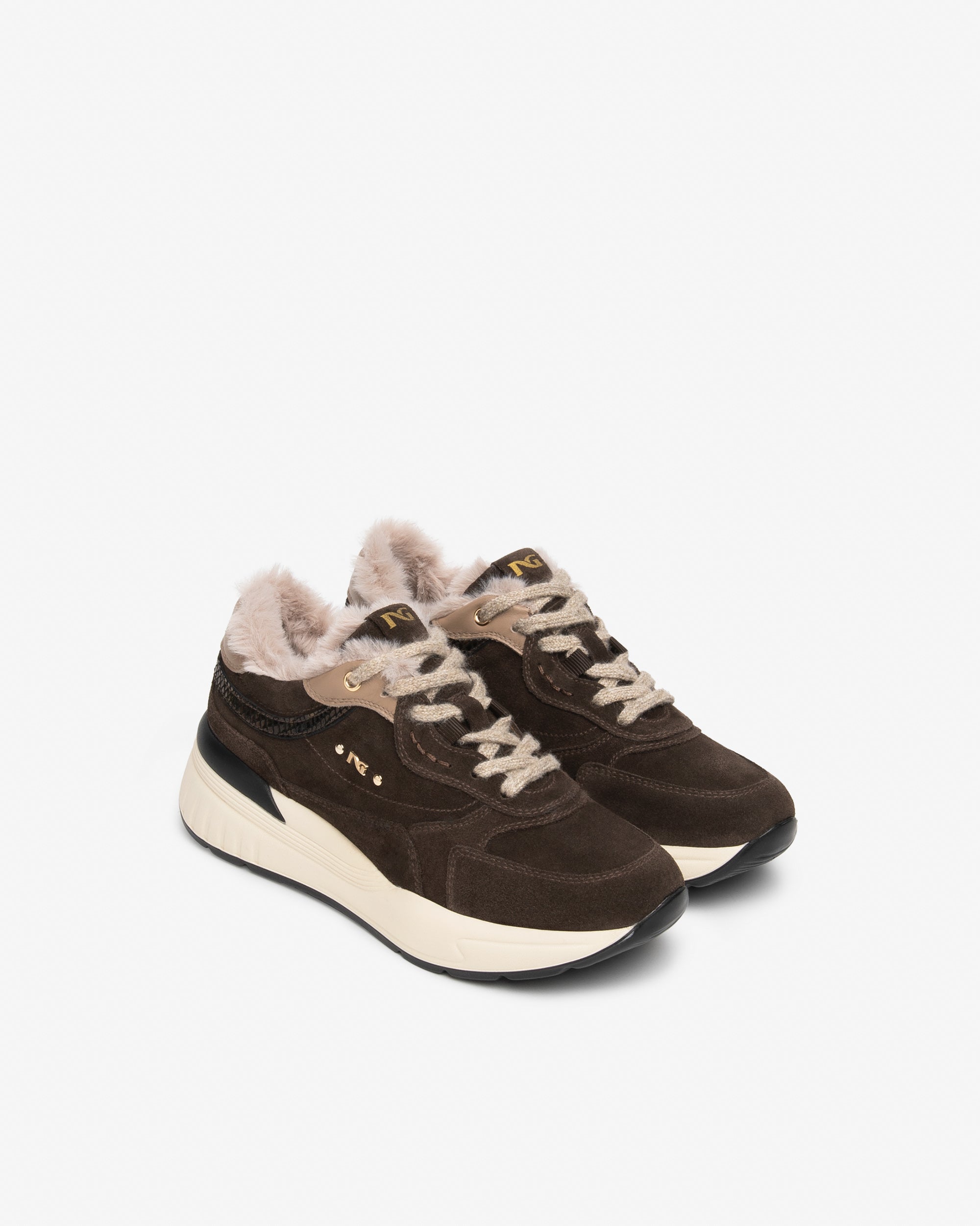 NeroGiardini Sneakers Femme Sneakers Daim Cuir Hiver