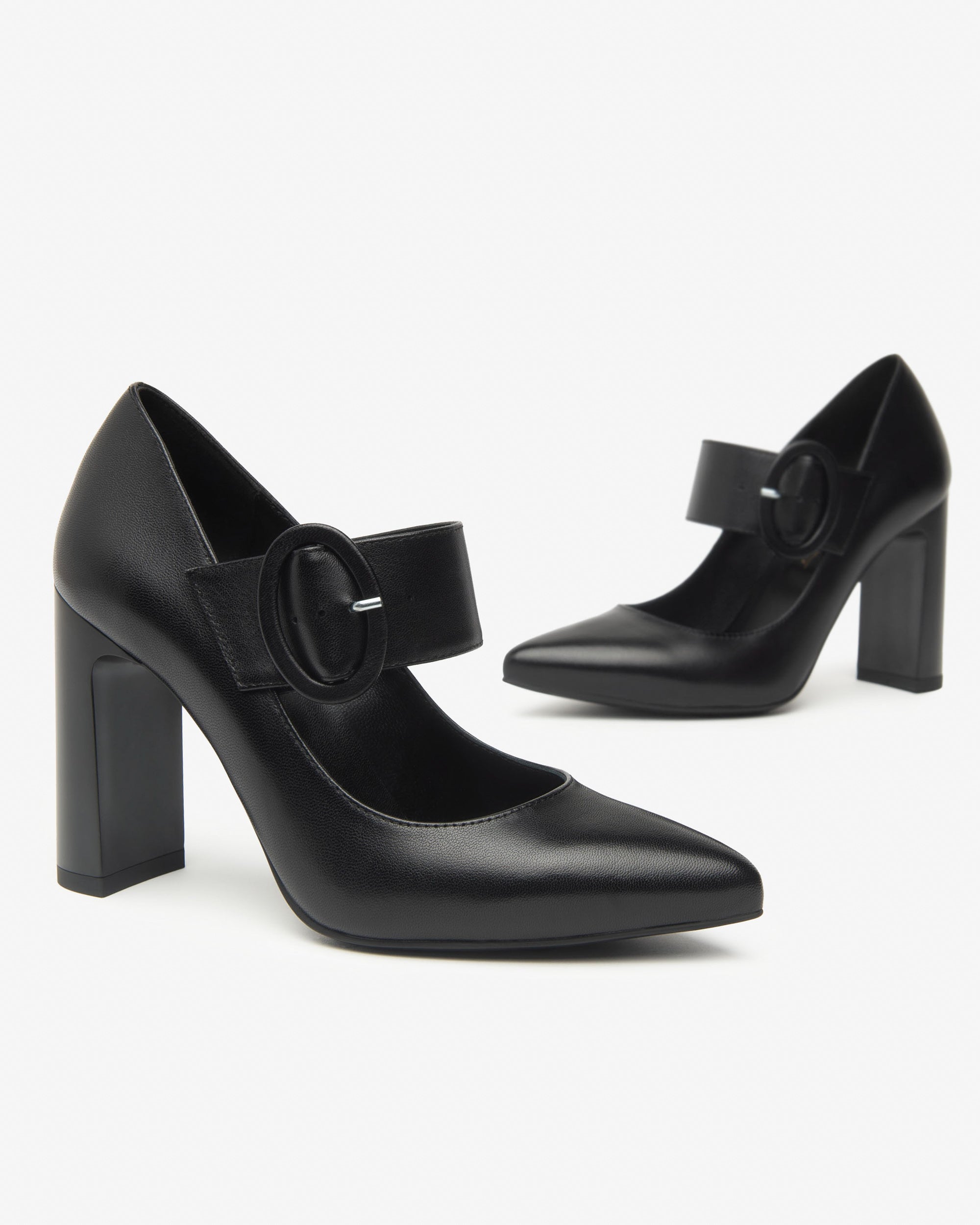 NeroGiardini Escarpins Mary Jane cuir talon 95 mm