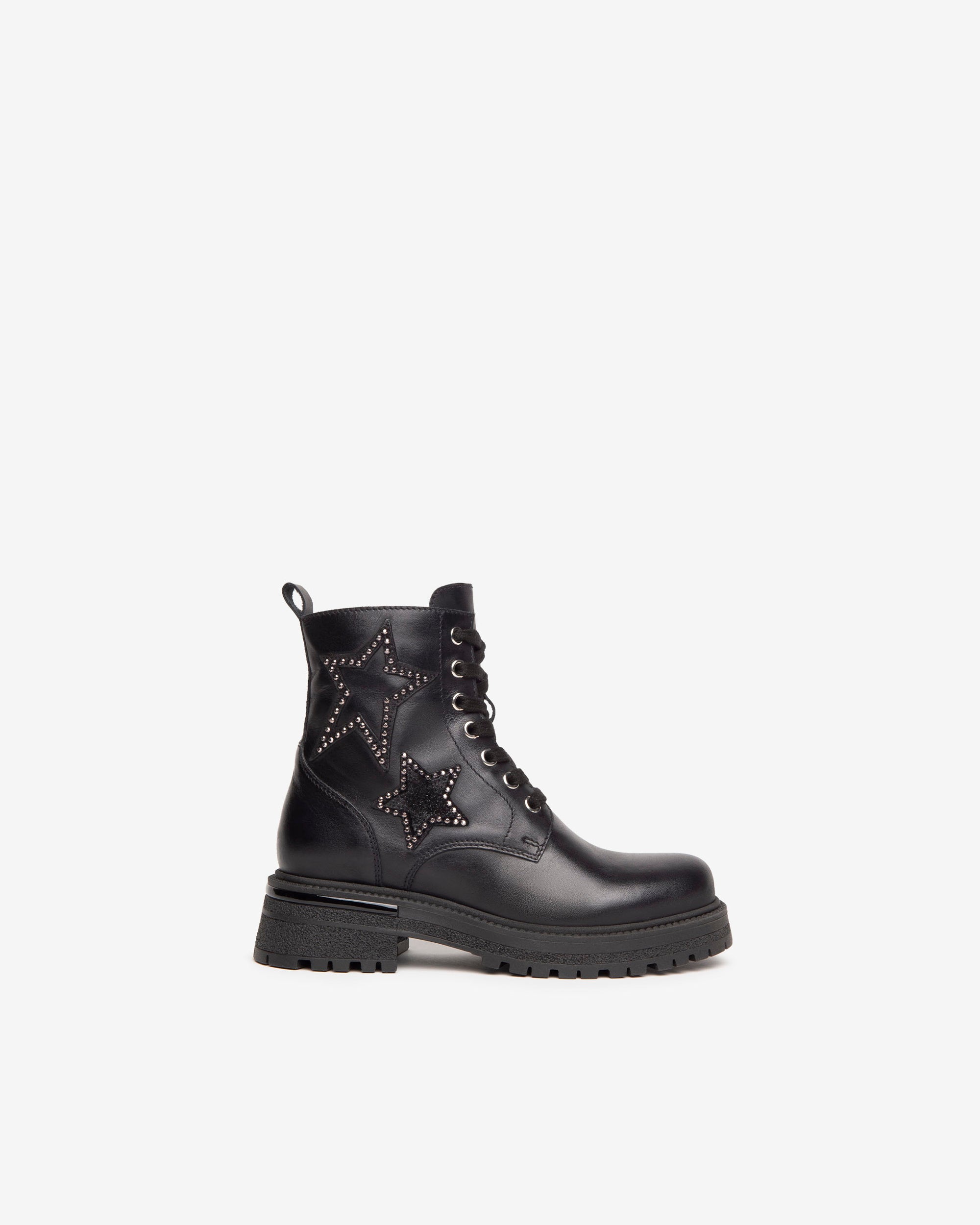 NeroGiardini Bottines Teens Fille Cuir à Lacets