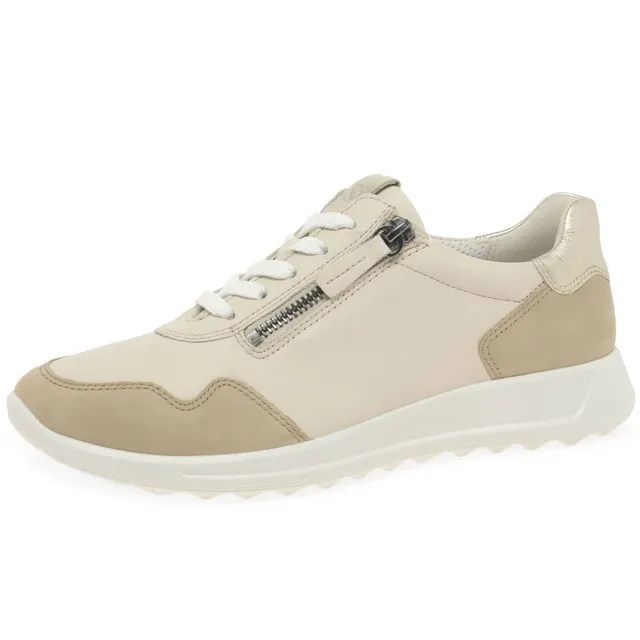 ECCO Flexure Runner baskets femme beige 35 EU fermeture éclair