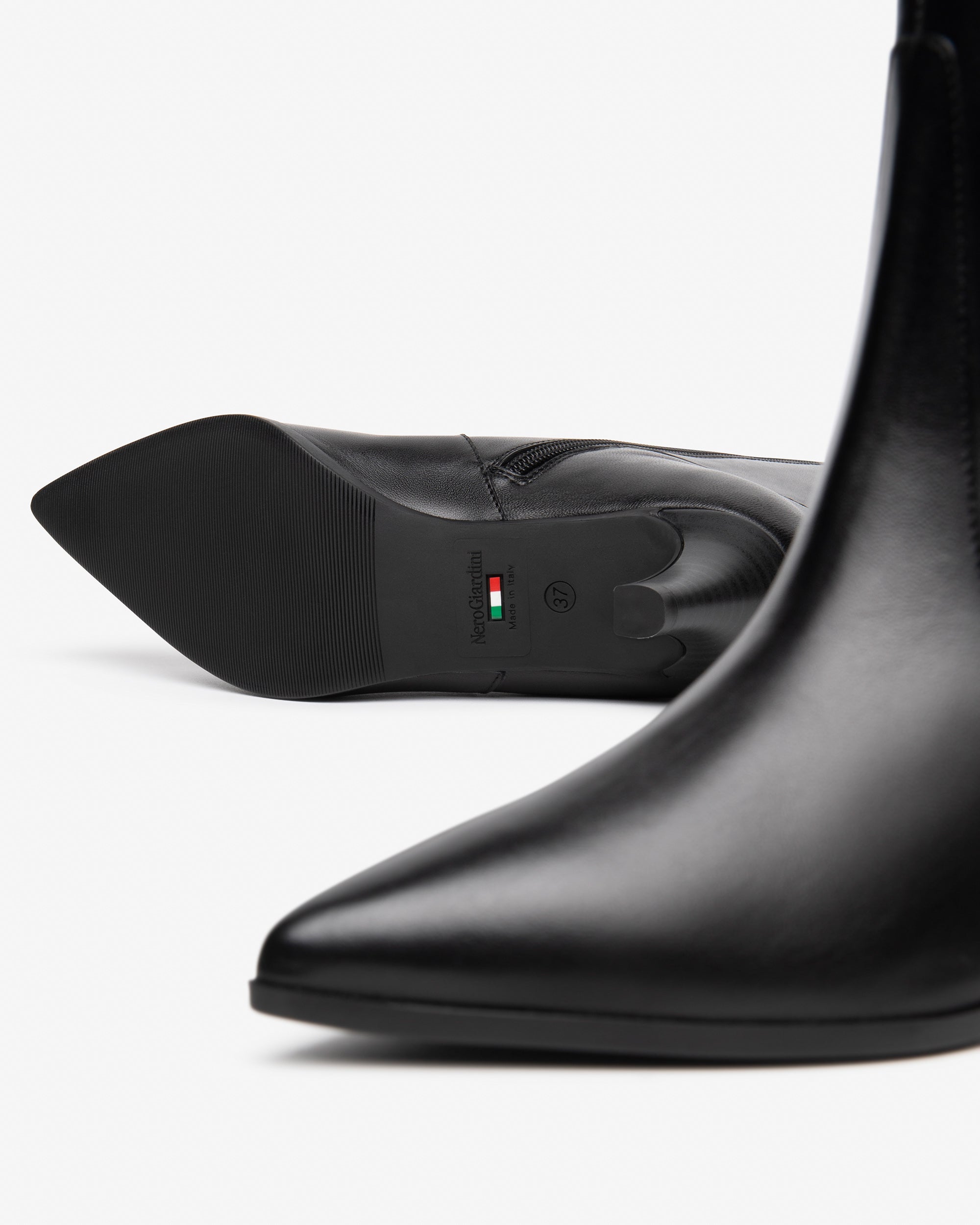 NeroGiardini Bottines Femme en Cuir Talon 55 mm