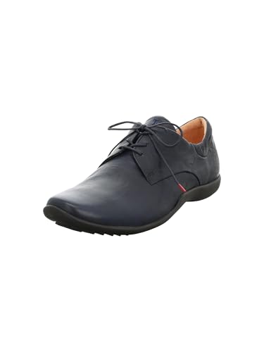 Think Stone chaussures basses cuir bleu marine 42 EU homme