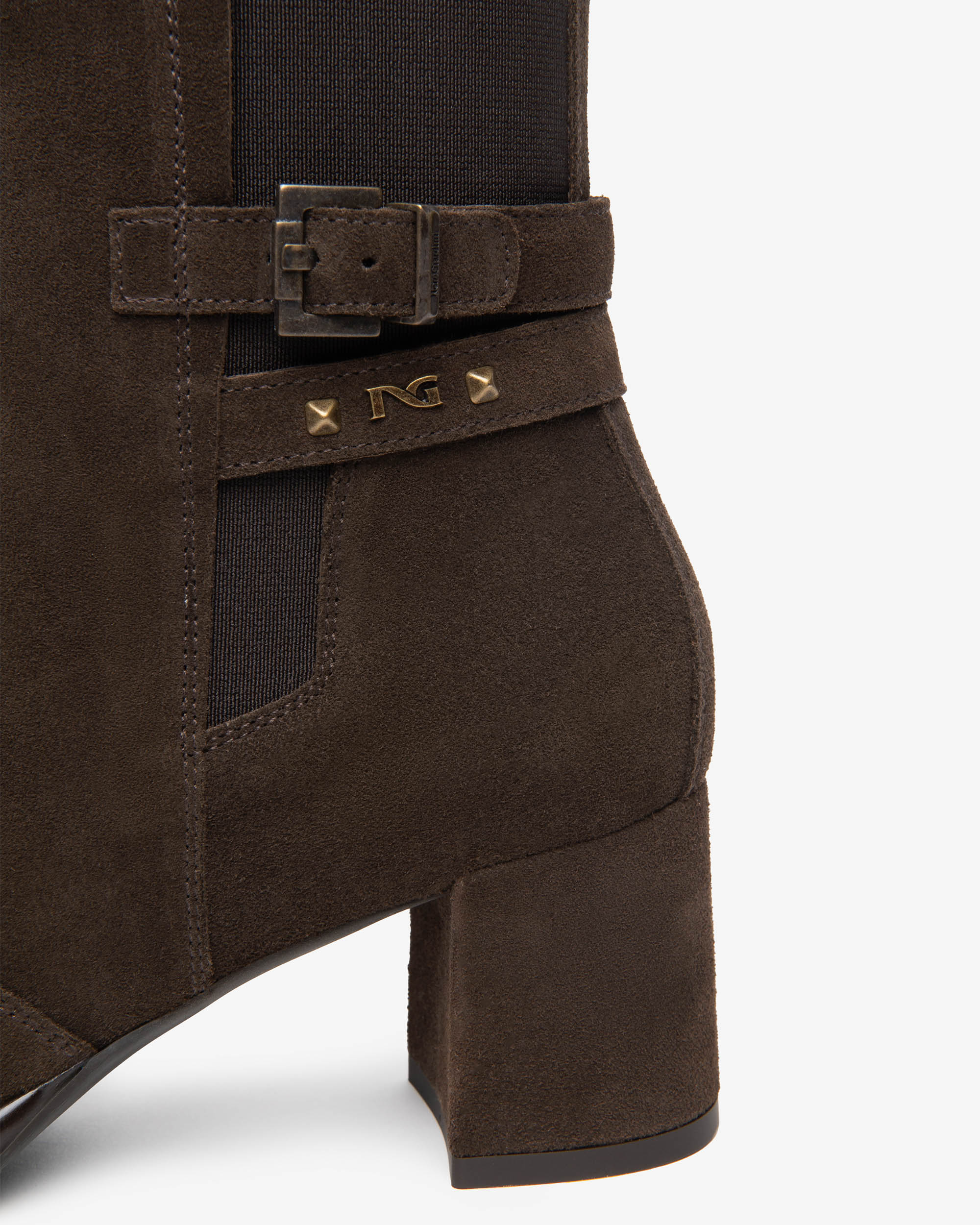 NeroGiardini Bottines Femme Daim Tissu Talon 60
